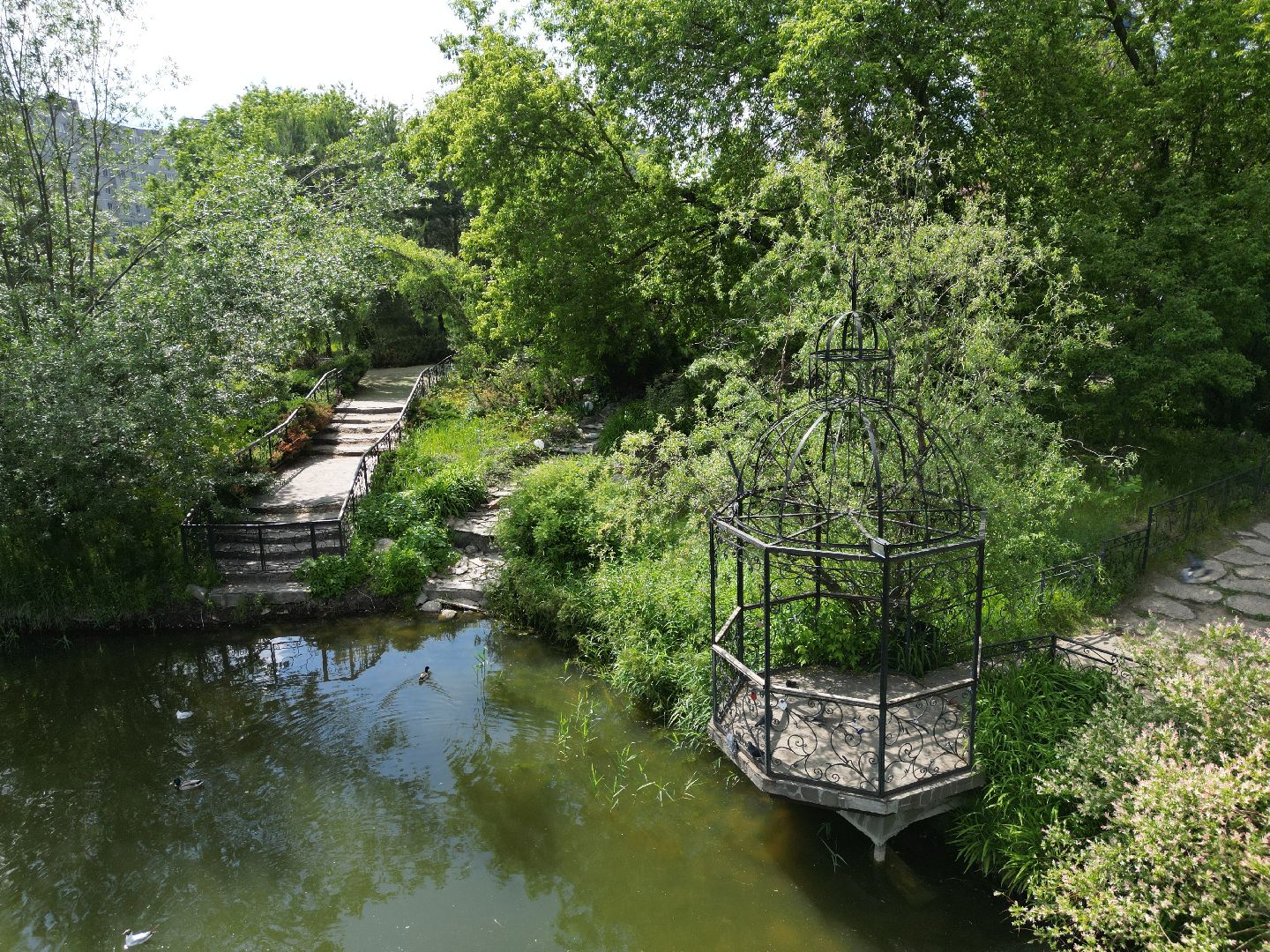 видео с коптера, орехово-зуево, сквер, храм, благоустройство,