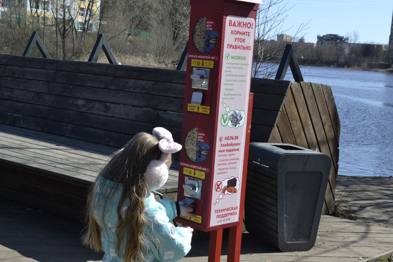 Балашиха, Подмосковье, парки, корм, утки, река, благоустройство