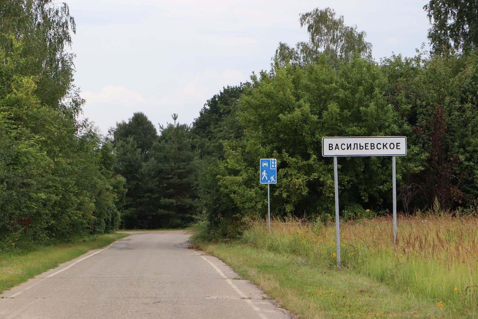 Серебряные Пруды, Гурьево, Васильевское, указатели,