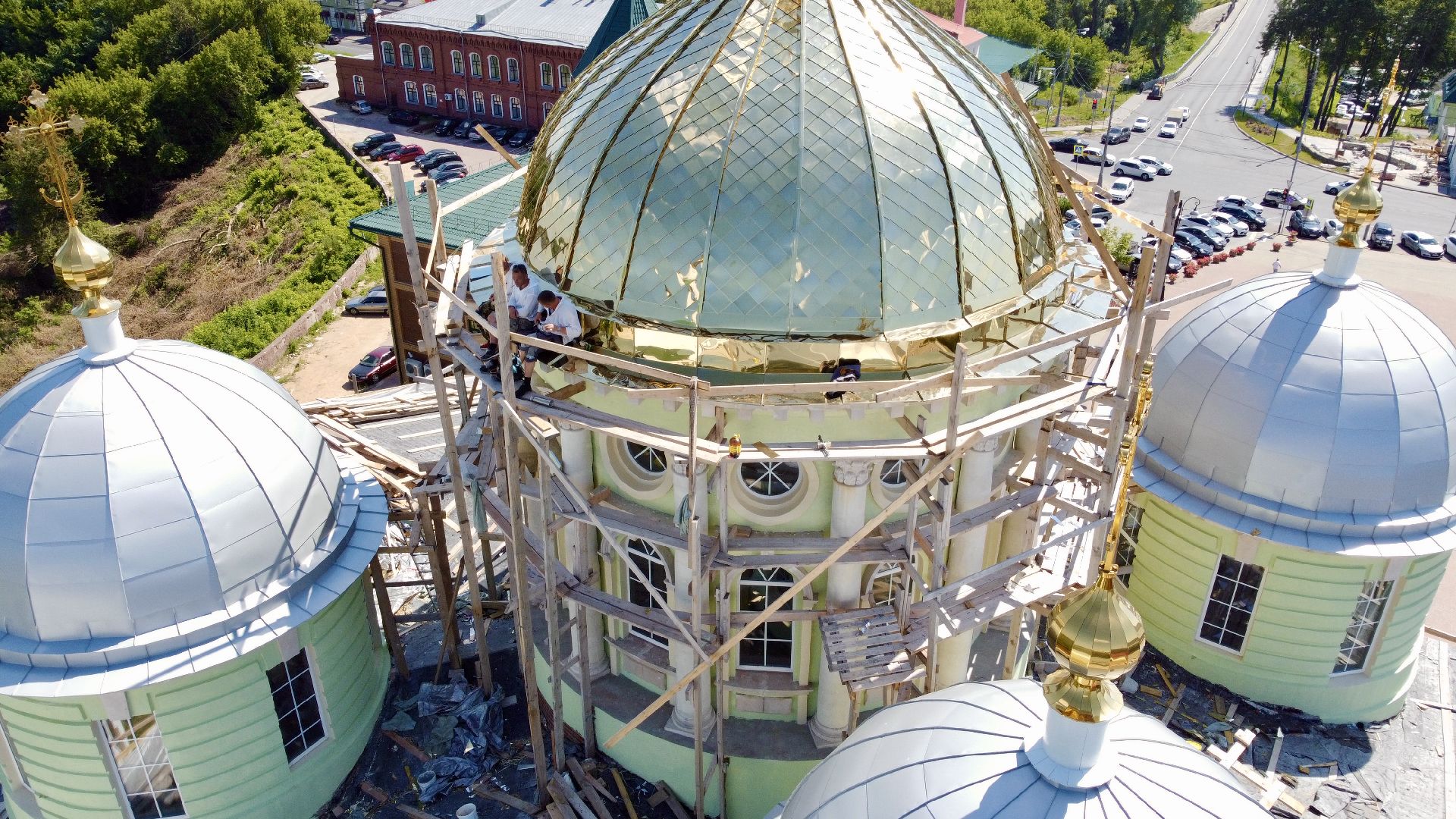 Клин, общество, строительство, храмы, реконструкция здания,