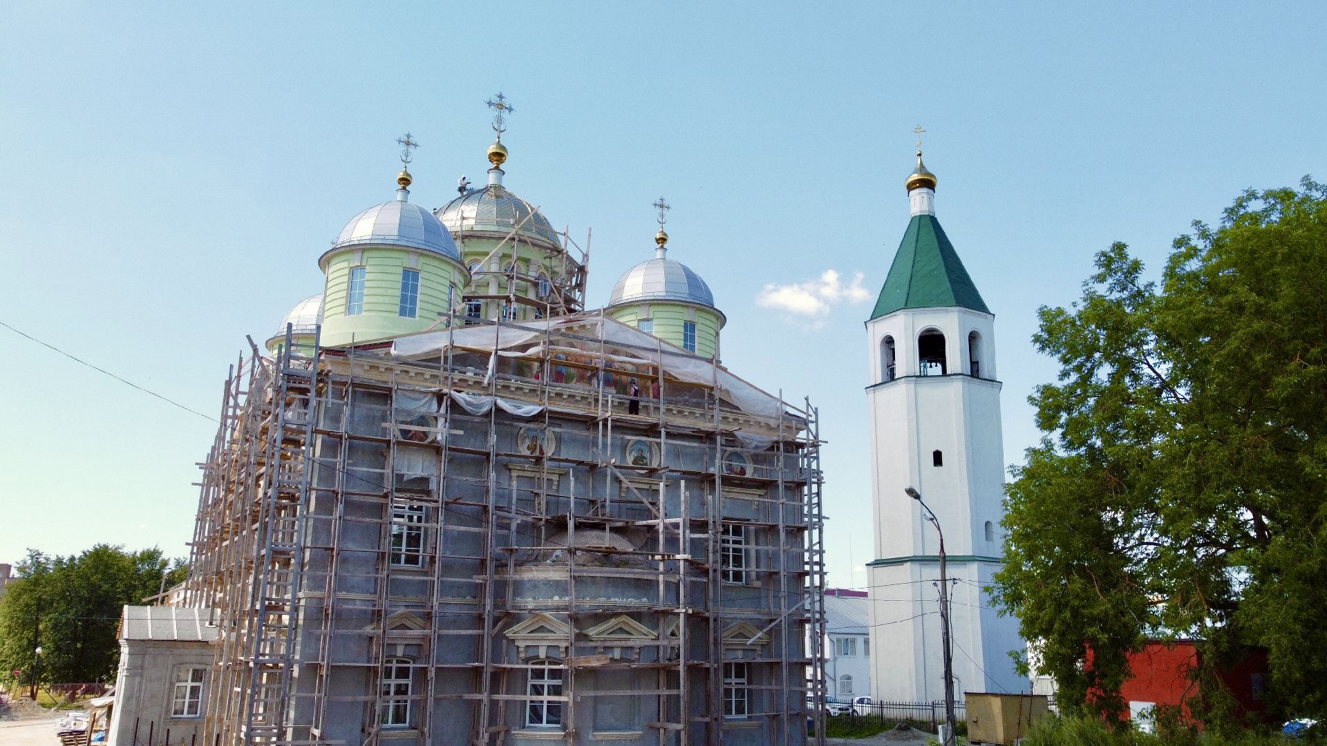 Клин, общество, строительство, храмы, реконструкция здания,