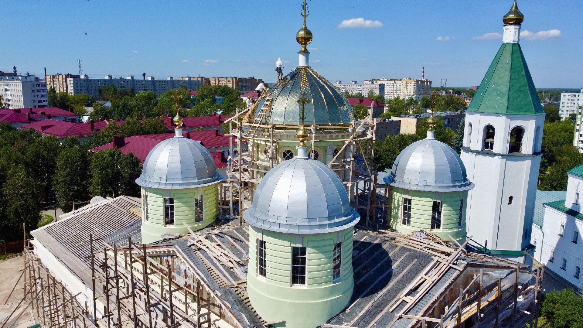 Клин, общество, строительство, храмы, реконструкция здания,