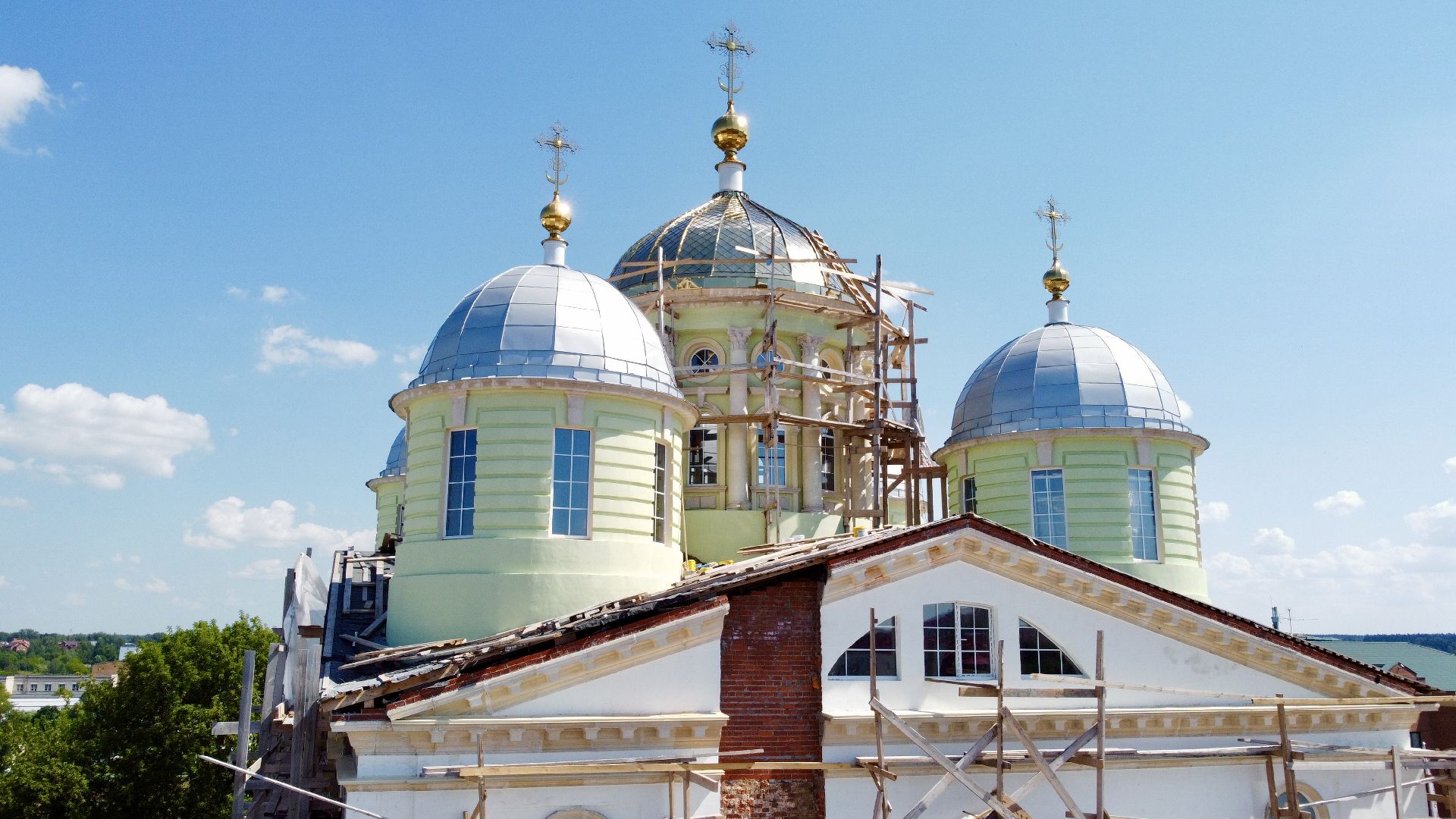 Клин, общество, строительство, храмы, реконструкция здания,