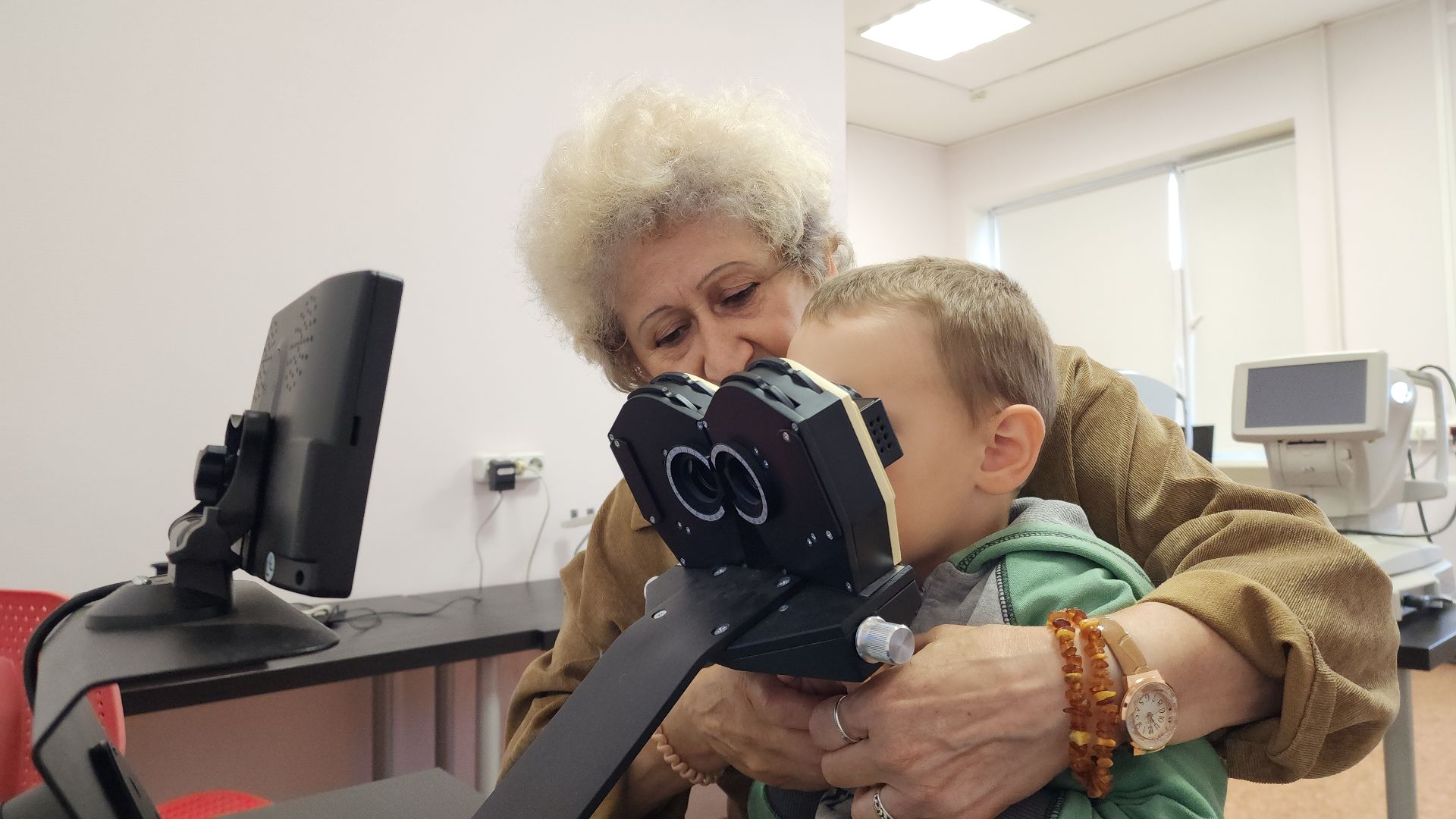 электросталь, мой город, дети, лечение детей, детская поликлиника, офтальмологическое обследование, минздрав мо, новое оборудование,