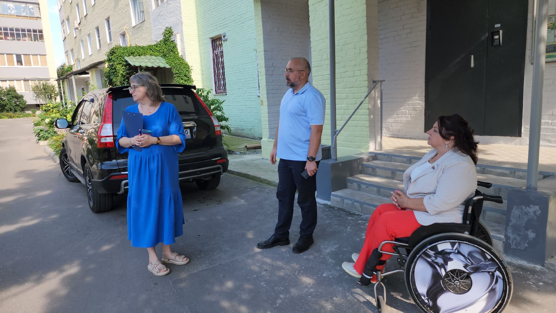 серпухов, ремонт подъездов, депутат мособлдумы, софинансирование,поселок большевик,