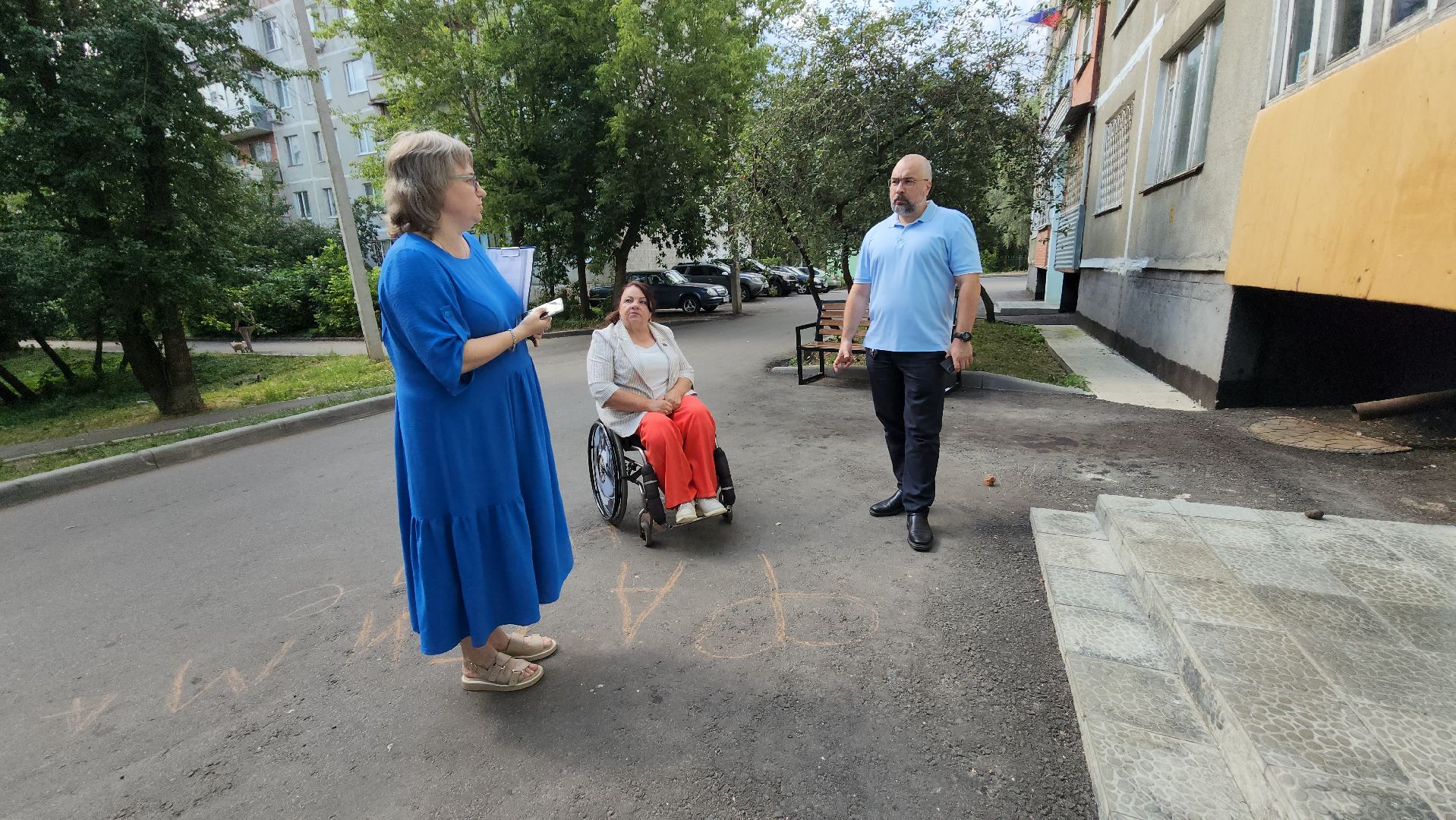 серпухов, ремонт подъездов, депутат мособлдумы, софинансирование,поселок большевик,