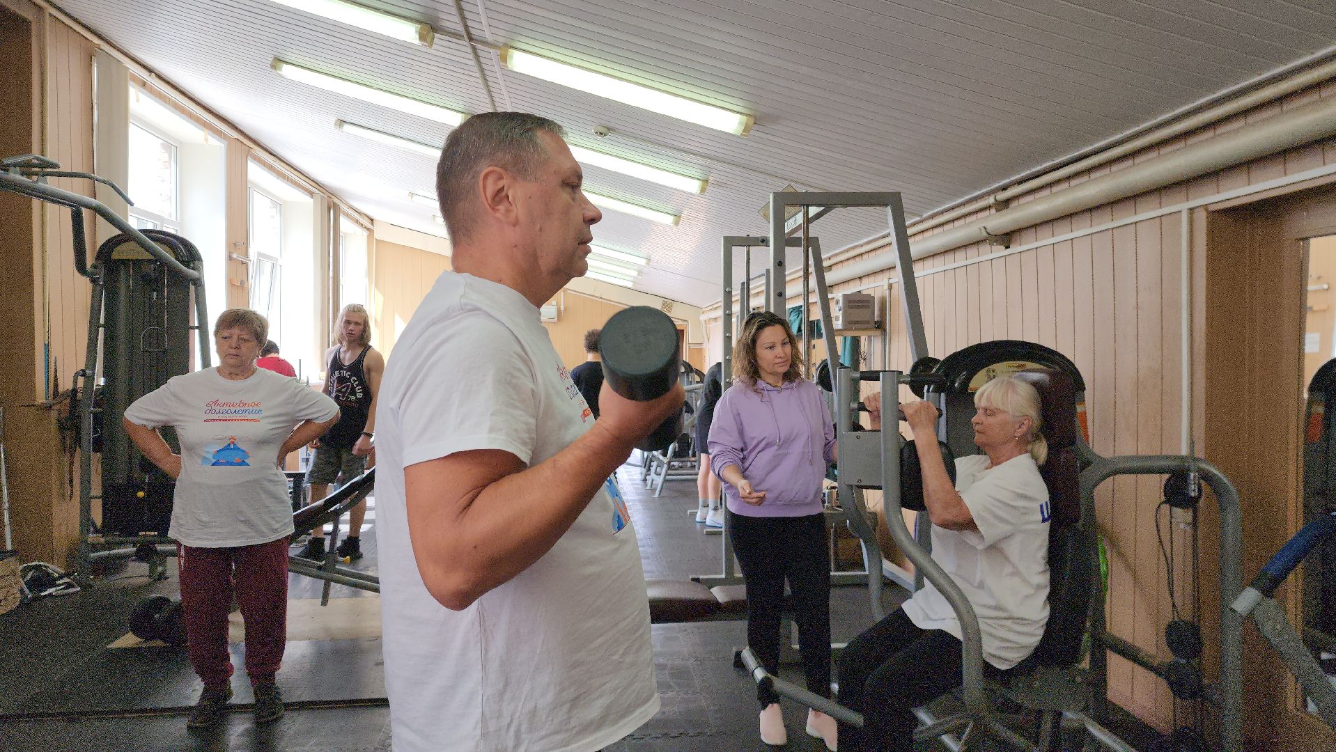 шатура, шатура спорт, тяжлая атлетика, тренажрный зал, активное долголетие спорт, культурная шатура, проект губернатора,