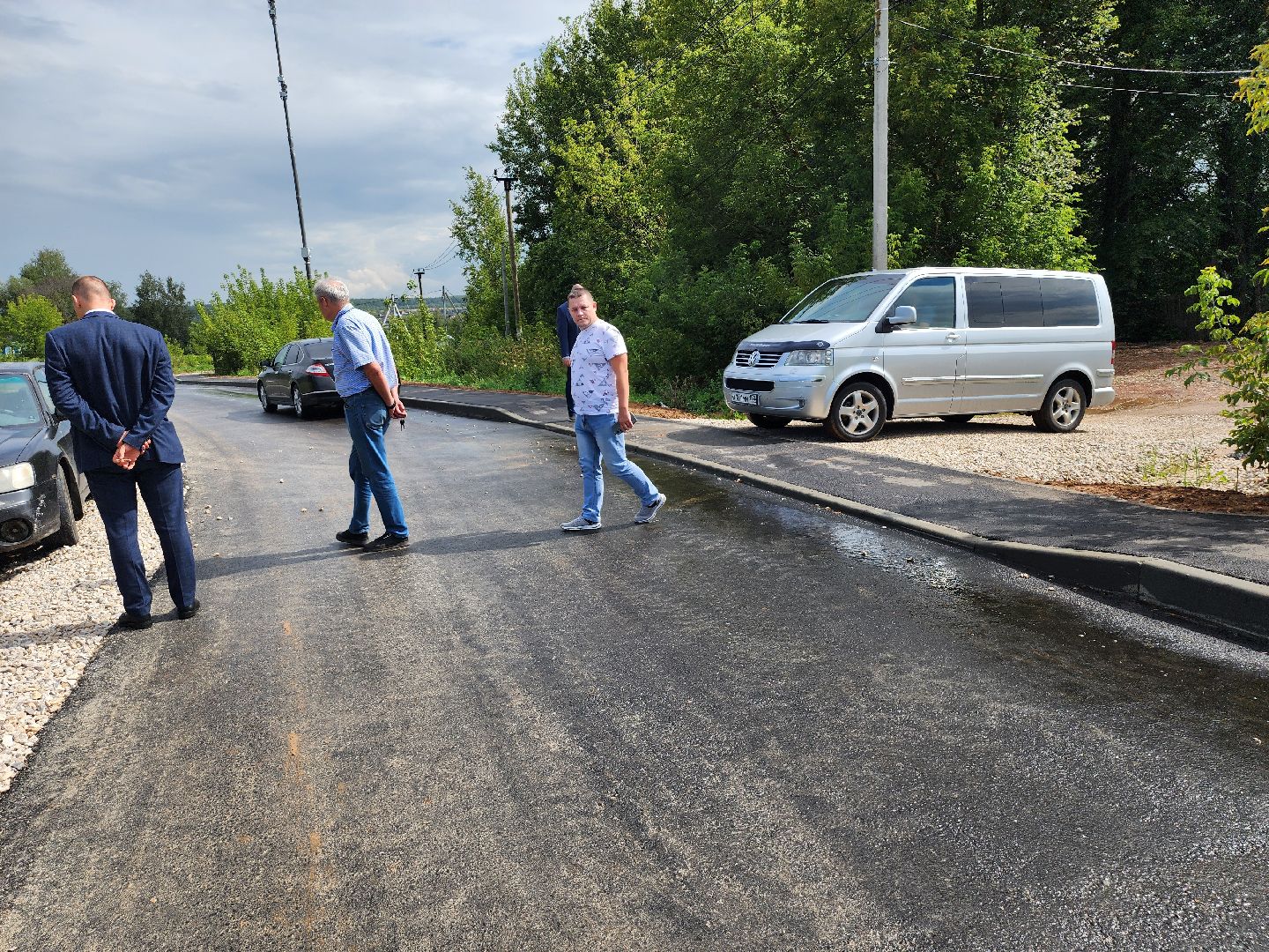 серпухов, деревня бутурлино, улица никольская, ремонт дороги, добродел,