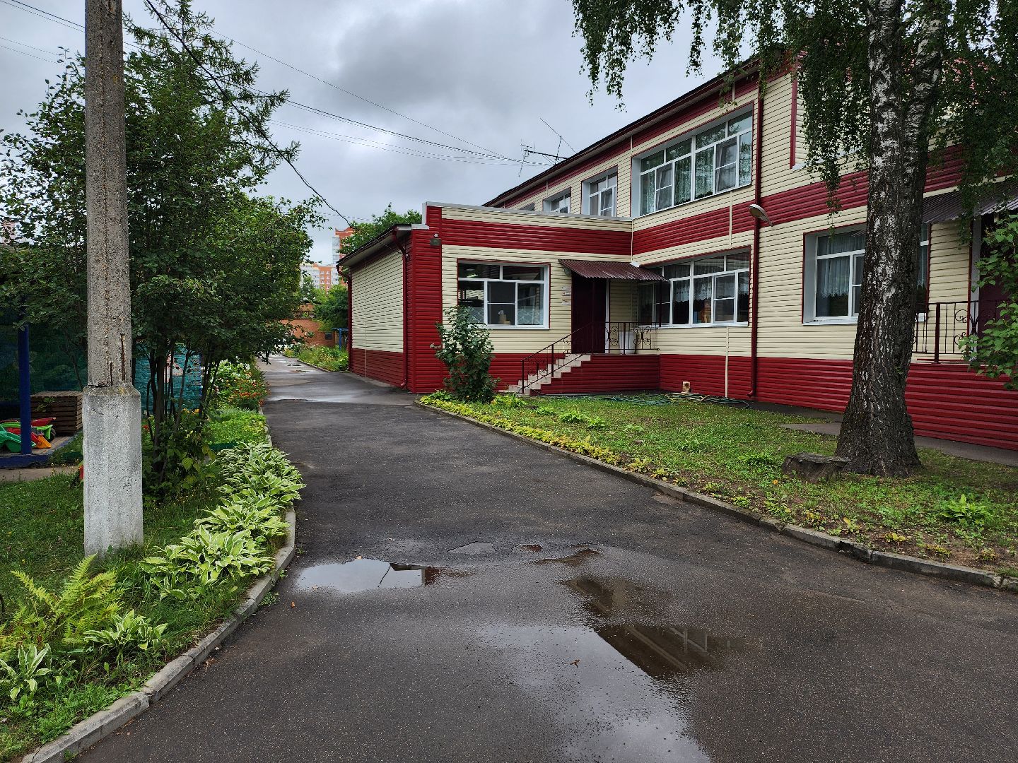 серпухов, улица горького, детский сад теремок, добродел, ремонт кровли,