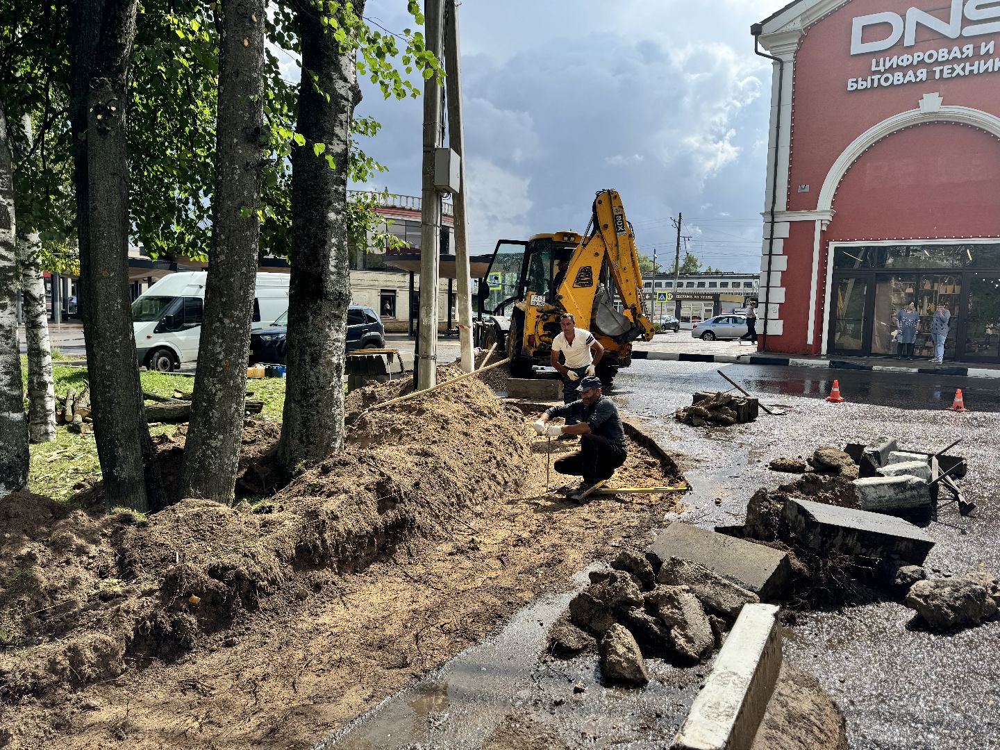 шаховская, дороги, расширение дороги, благоуйстройство, коммунальная служба,