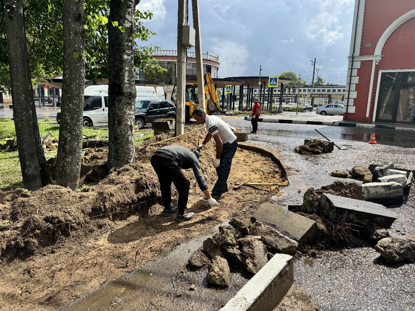 шаховская, дороги, расширение дороги, благоуйстройство, коммунальная служба,