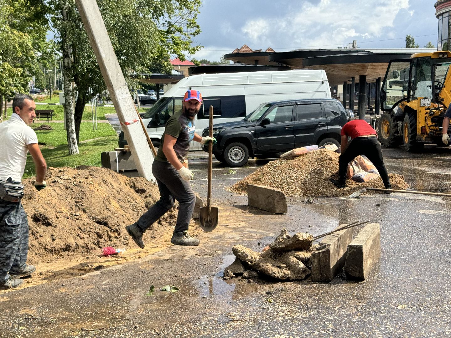 шаховская, дороги, расширение дороги, благоуйстройство, коммунальная служба,