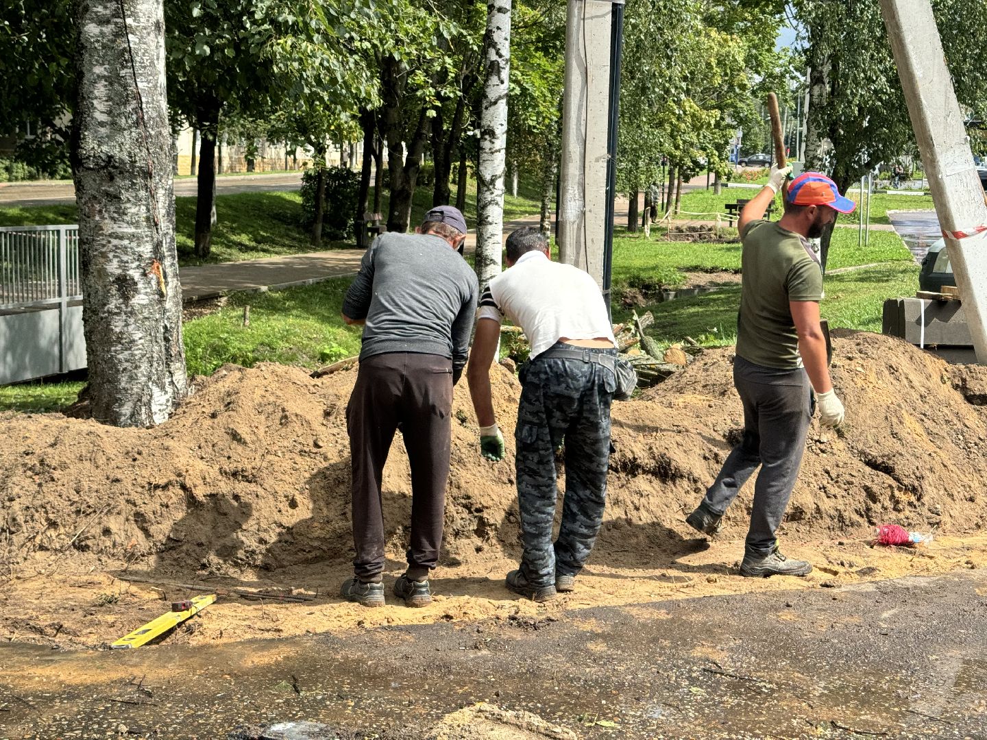 шаховская, дороги, расширение дороги, благоуйстройство, коммунальная служба,