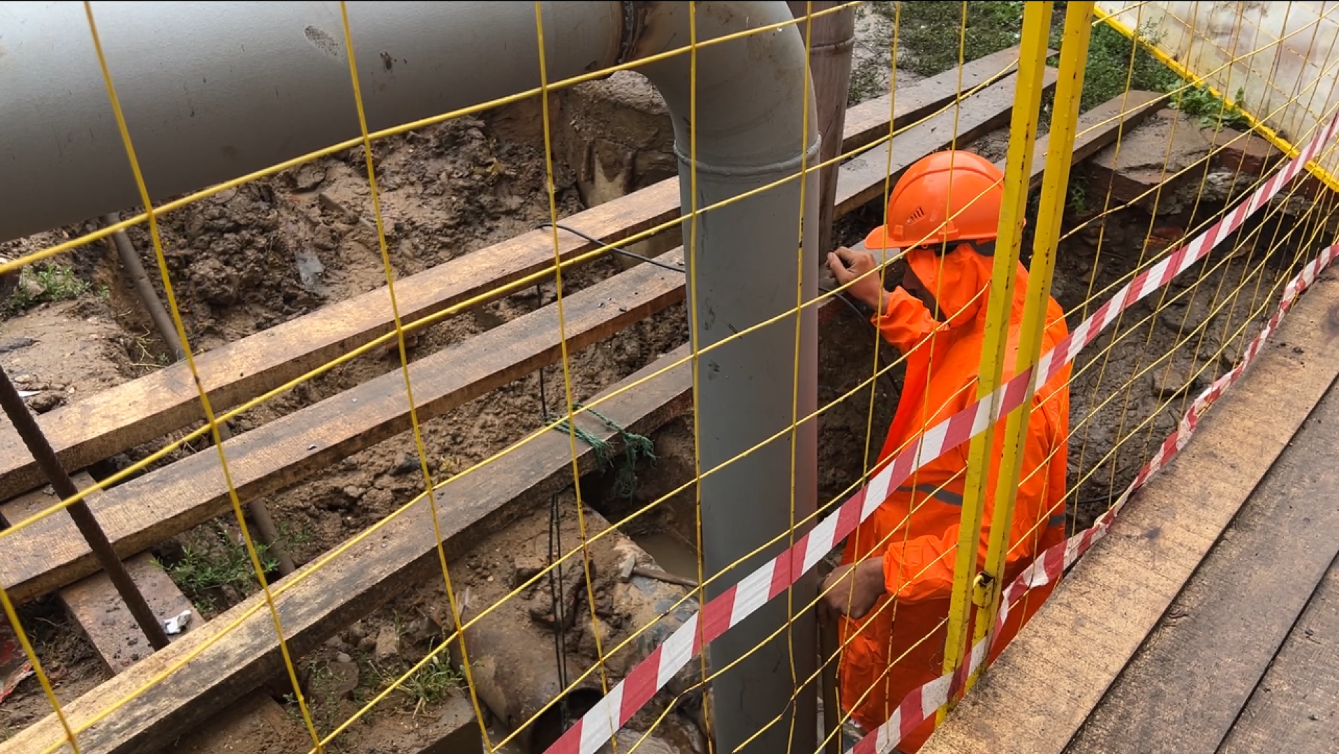 химки, жкх, отопительный сезон, мосэнерго, ремонт теплосетей, ремонт трубопровода,
