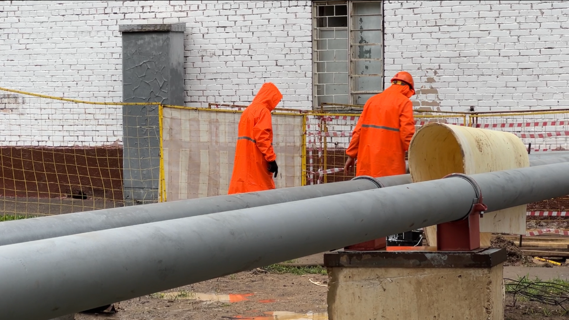 химки, жкх, отопительный сезон, мосэнерго, ремонт теплосетей, ремонт трубопровода,