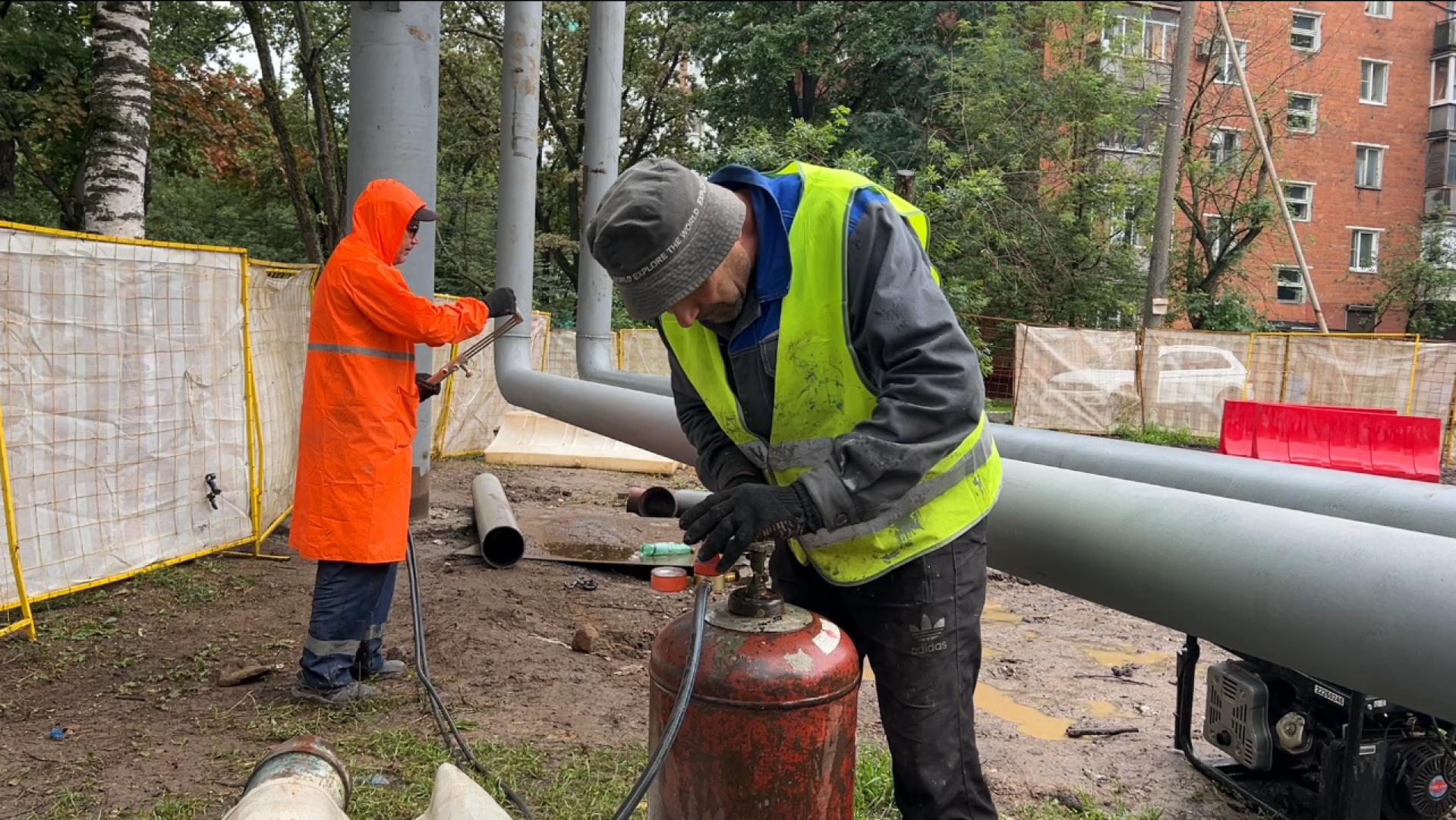 химки, жкх, отопительный сезон, мосэнерго, ремонт теплосетей, ремонт трубопровода,