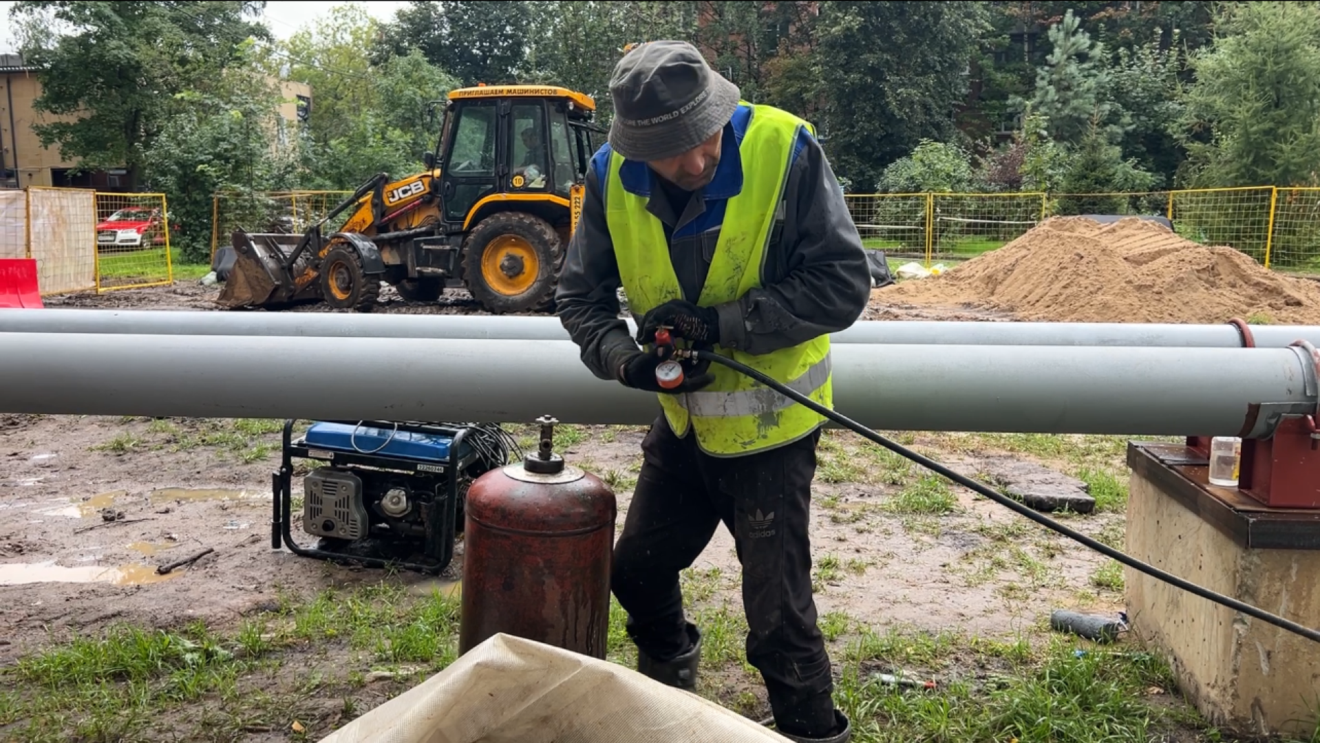 химки, жкх, отопительный сезон, мосэнерго, ремонт теплосетей, ремонт трубопровода,