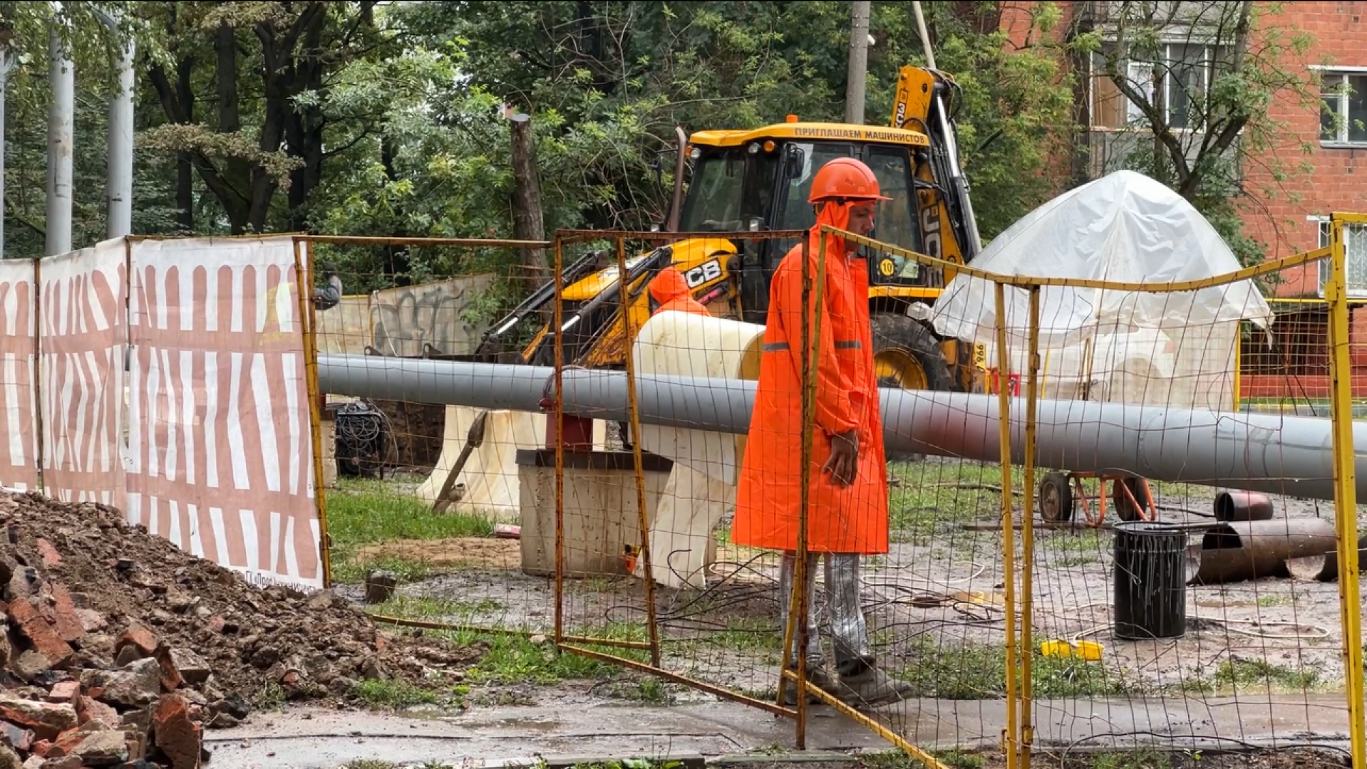 химки, жкх, отопительный сезон, мосэнерго, ремонт теплосетей, ремонт трубопровода,