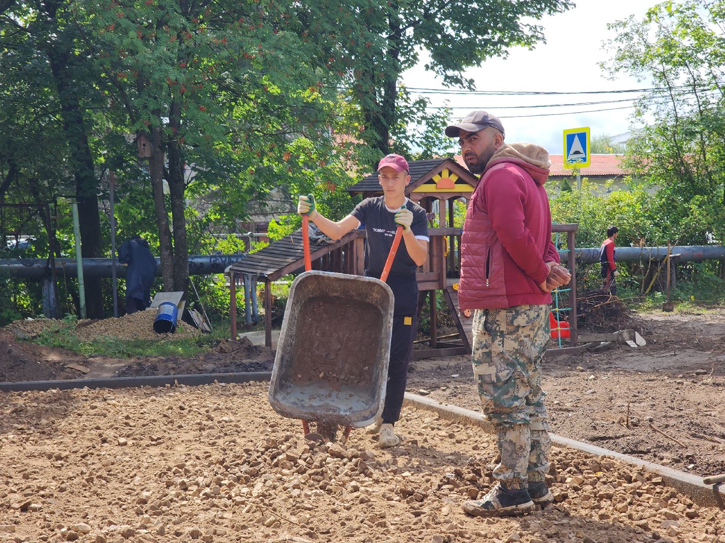 строительство, капитальный ремонт детского сада, капитальный ремонт детского сада в рузе, Руза, благоустройство, рузский городской округ, московская область,