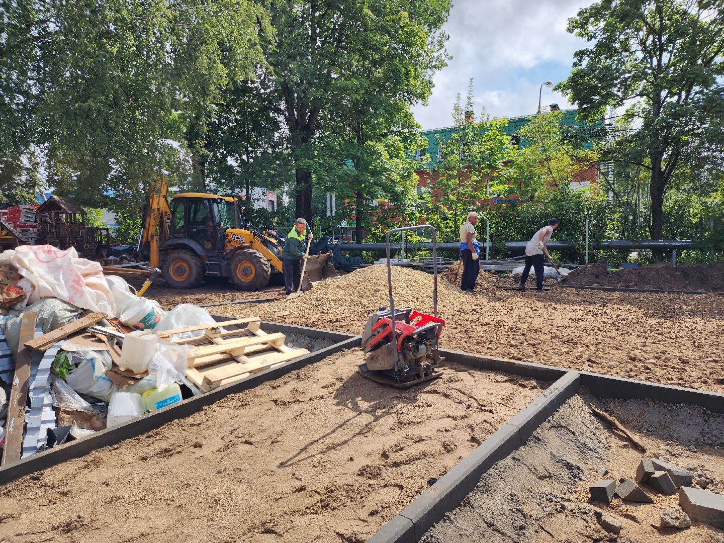 строительство, капитальный ремонт детского сада, капитальный ремонт детского сада в рузе, Руза, благоустройство, рузский городской округ, московская область,