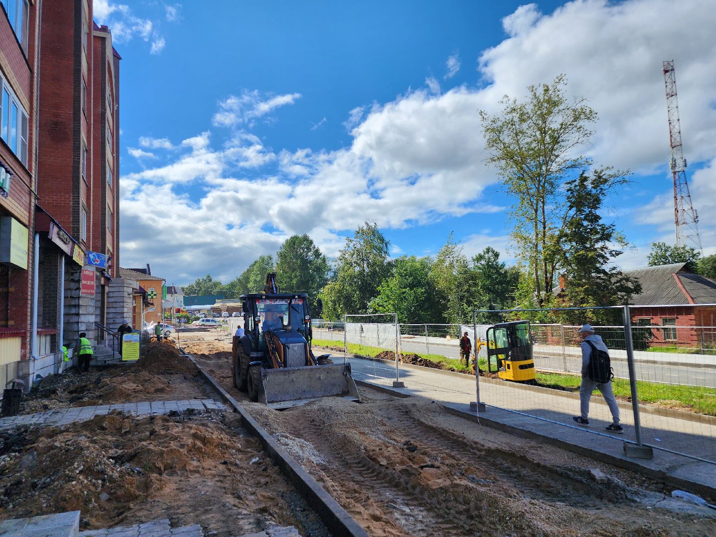 волоколамск, парковая, благоустройство,