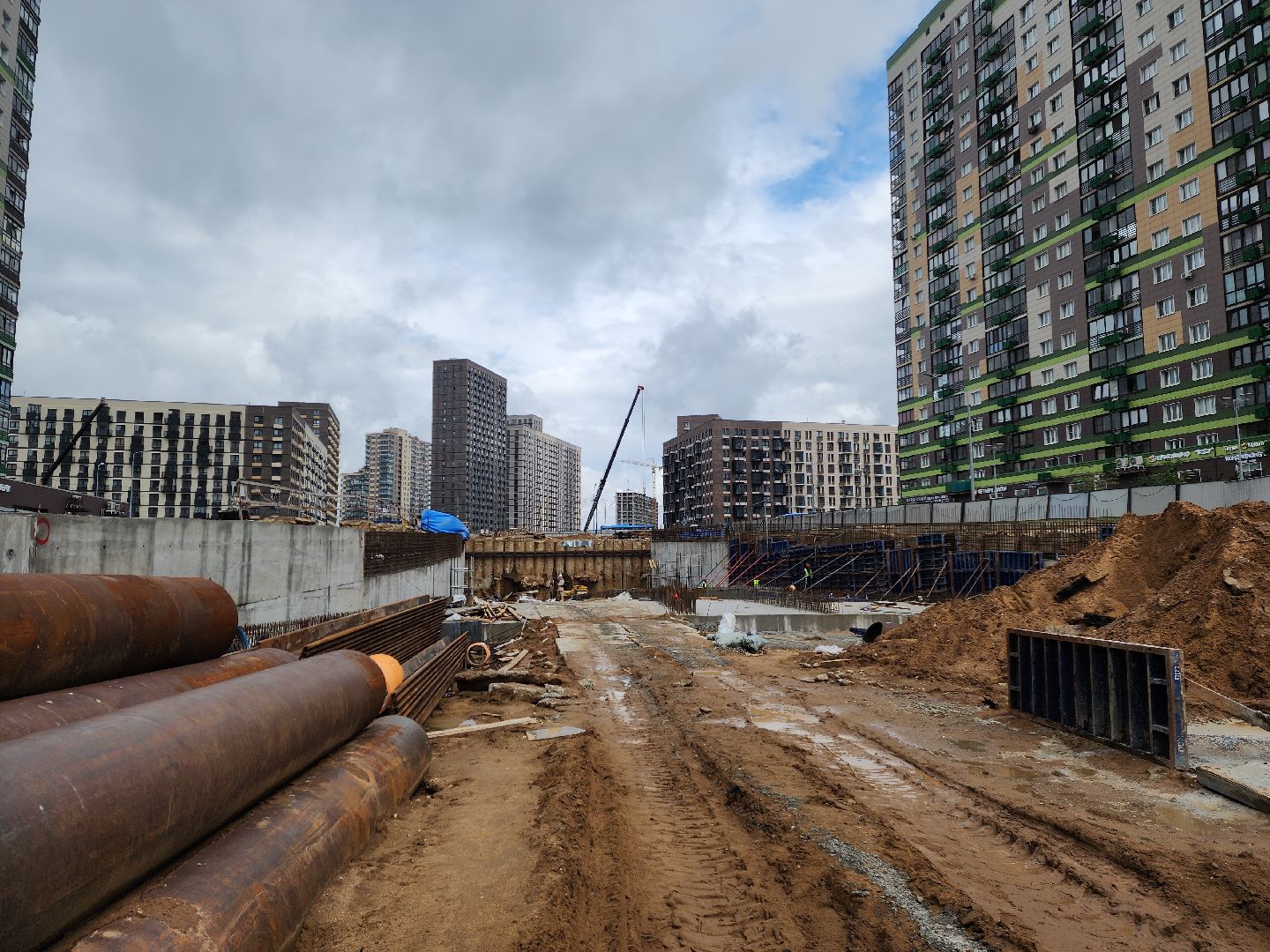 красногорск, путилково, строительство, туннель,