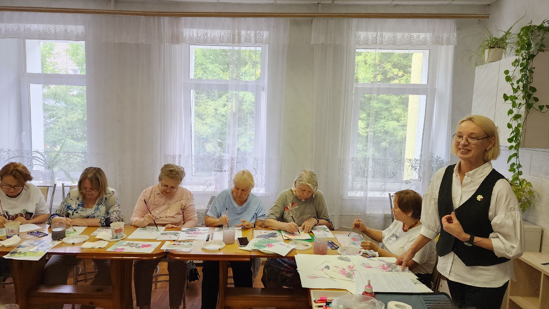 пушкино, центр социального обслуживания, мастер-класс, китай, арт-терапия,