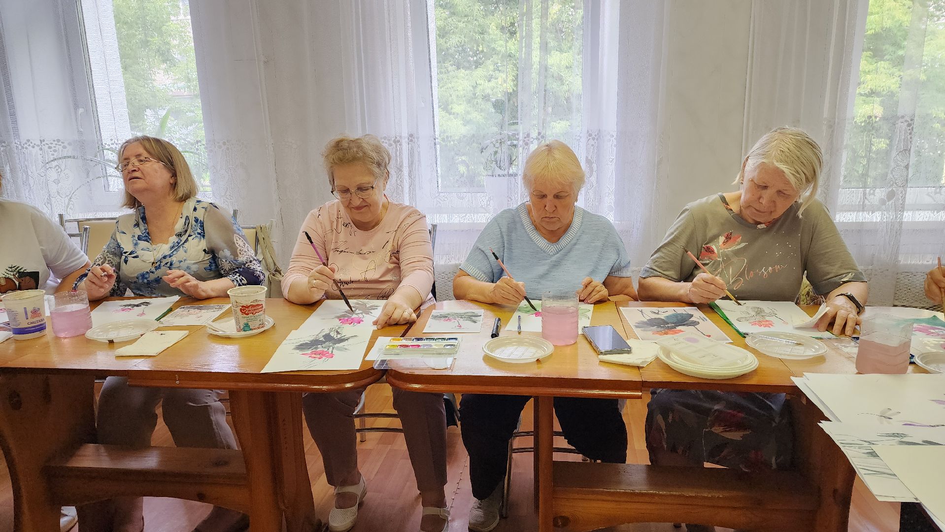 пушкино, центр социального обслуживания, мастер-класс, китай, арт-терапия,