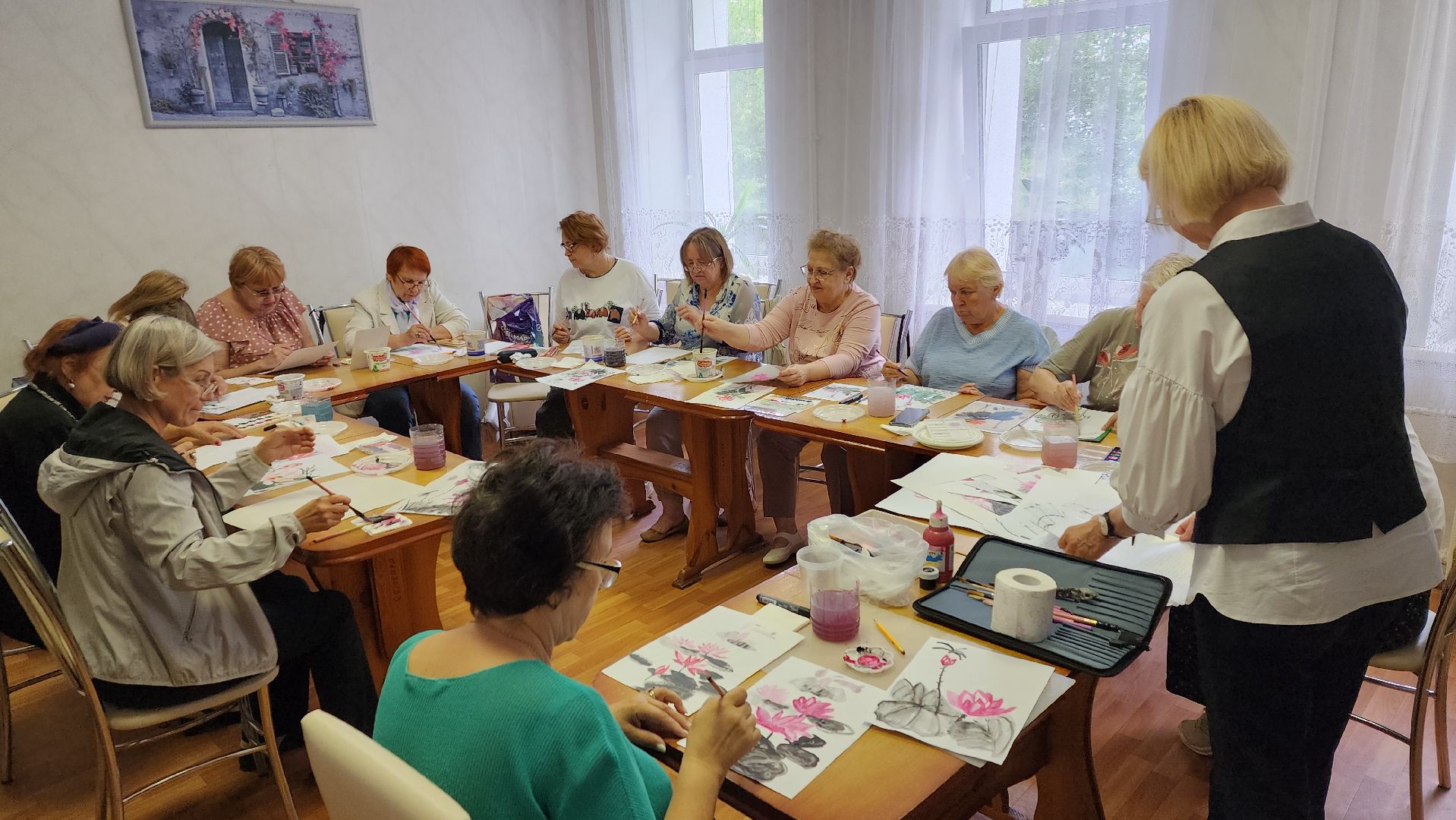 пушкино, центр социального обслуживания, мастер-класс, китай, арт-терапия,