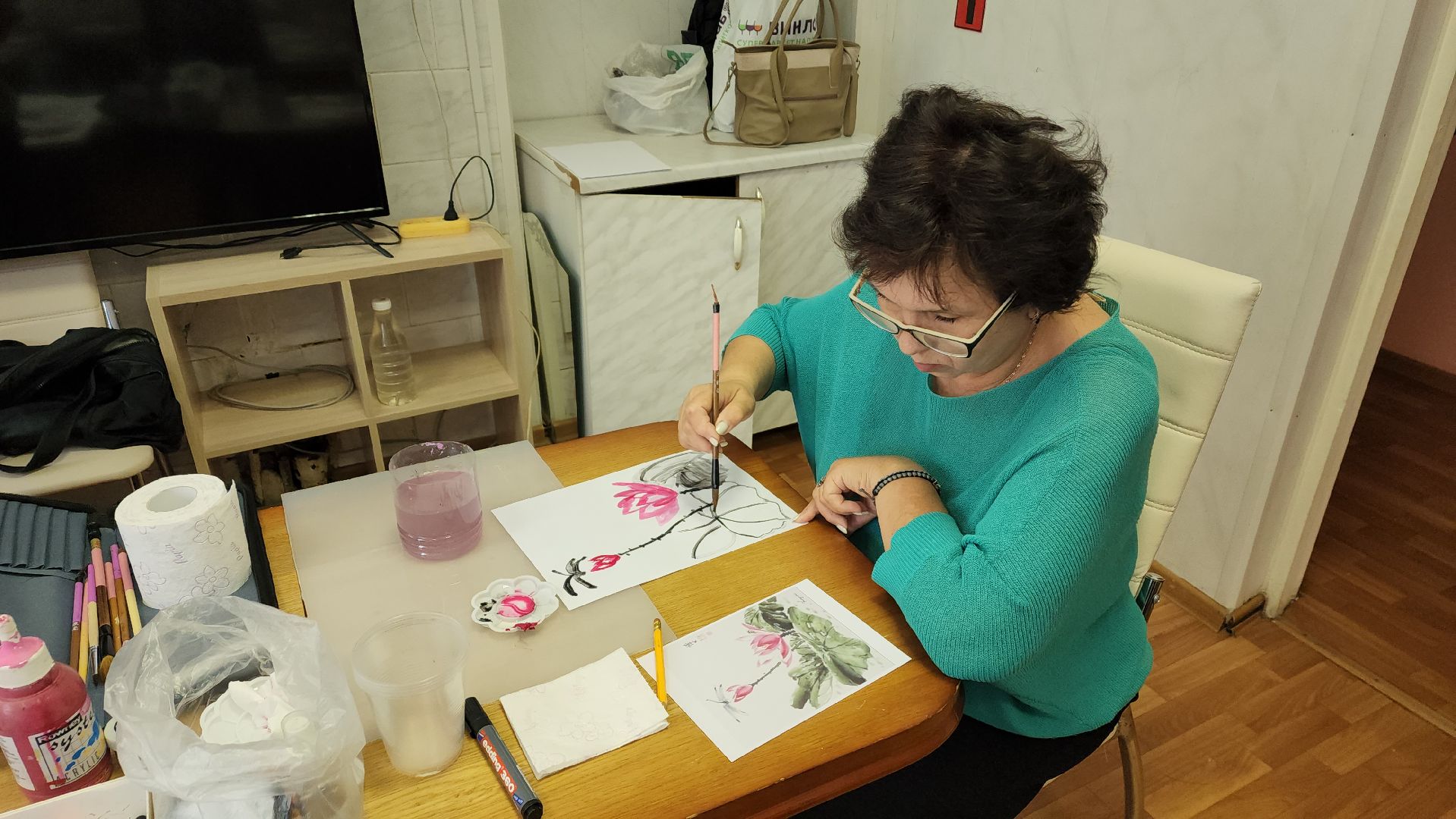 пушкино, центр социального обслуживания, мастер-класс, китай, арт-терапия,