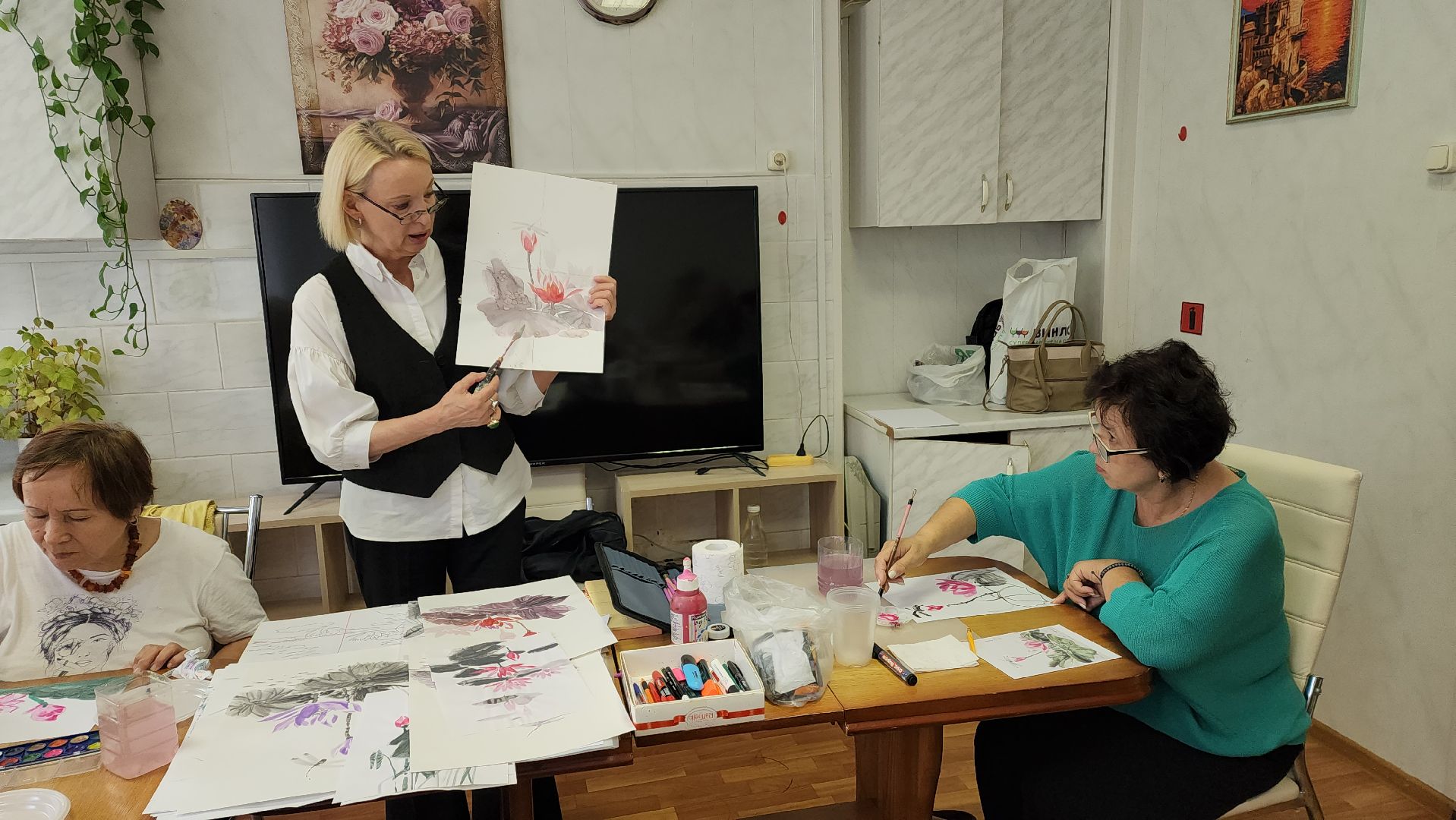 пушкино, центр социального обслуживания, мастер-класс, китай, арт-терапия,