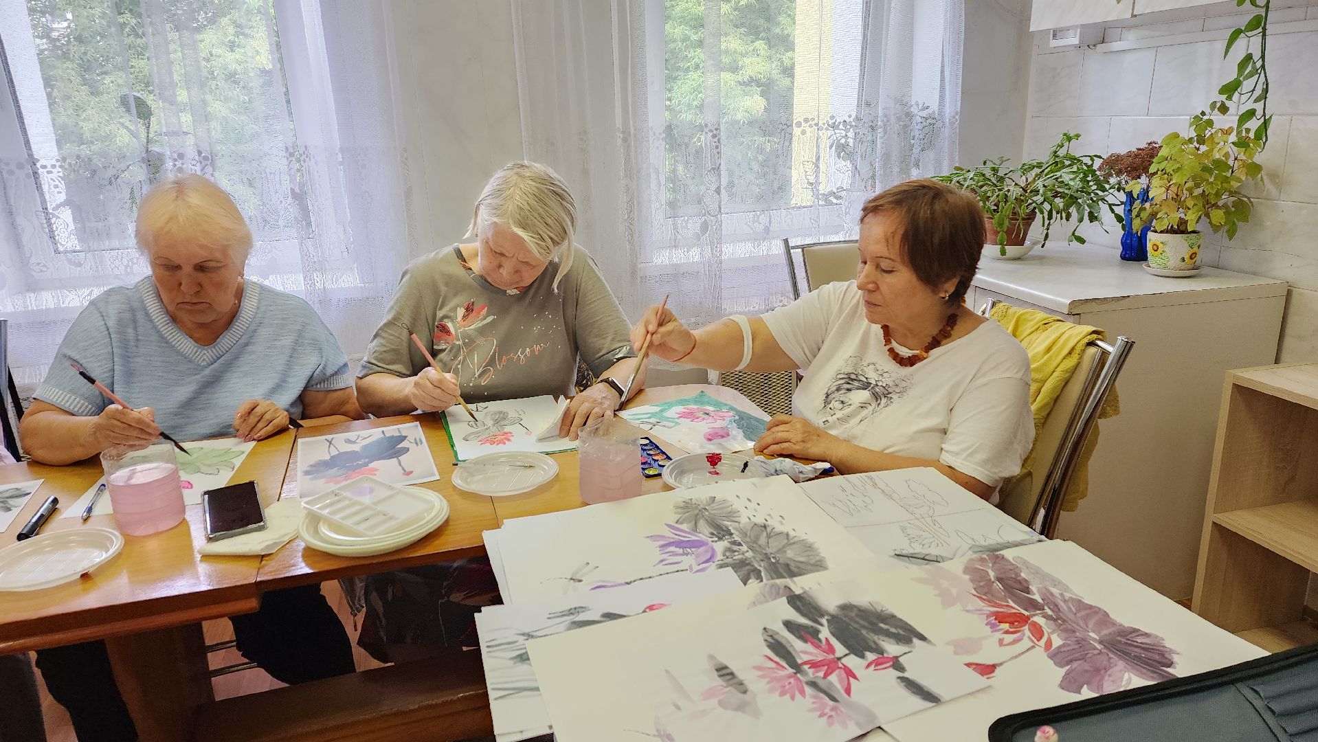 пушкино, центр социального обслуживания, мастер-класс, китай, арт-терапия,