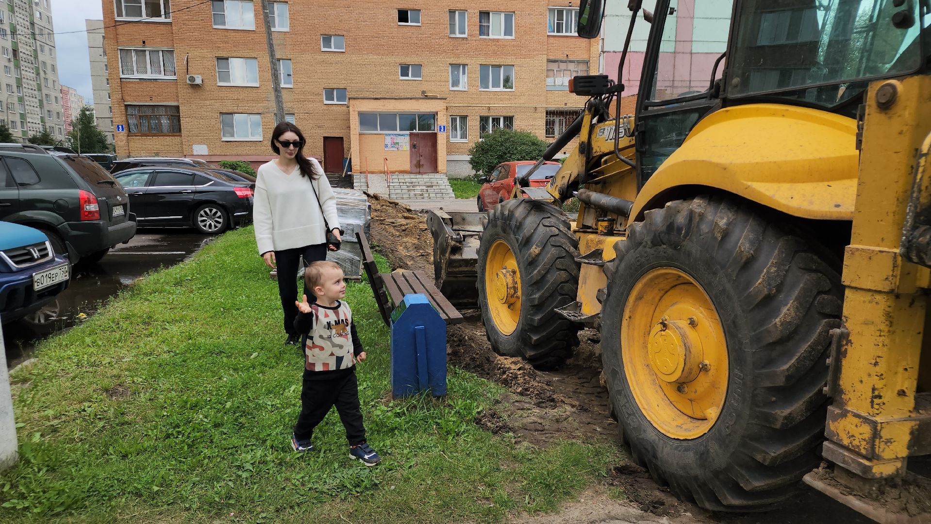 егорьевск, 6 микрорайон, благоустровйство, парковка, ремонт, стройка,