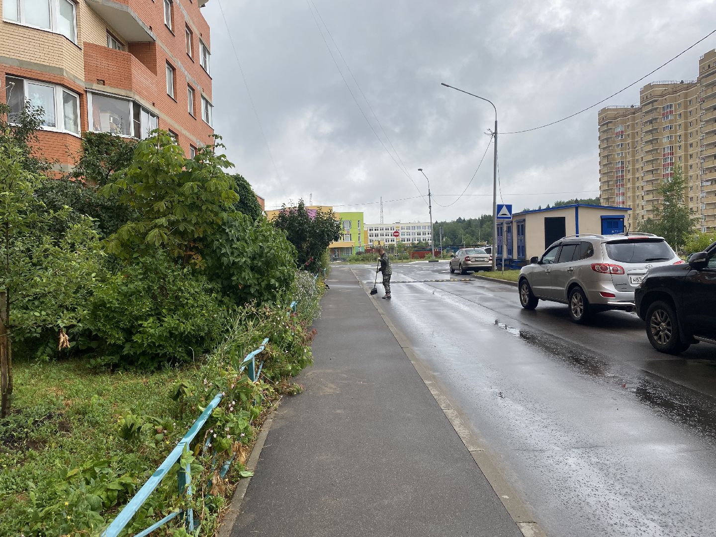 умный переход, проекционный прожектор, безопасность на дорогах, власиха БДД, Власиха Школьный,