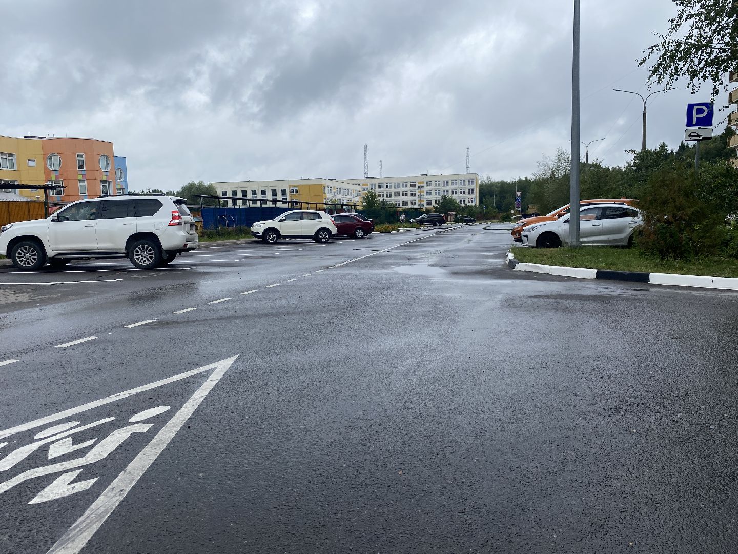 умный переход, проекционный прожектор, безопасность на дорогах, власиха БДД, Власиха Школьный,