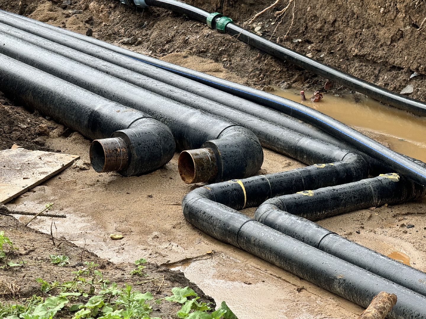 шаховская, теплотрасса, трубы, горячая вода,