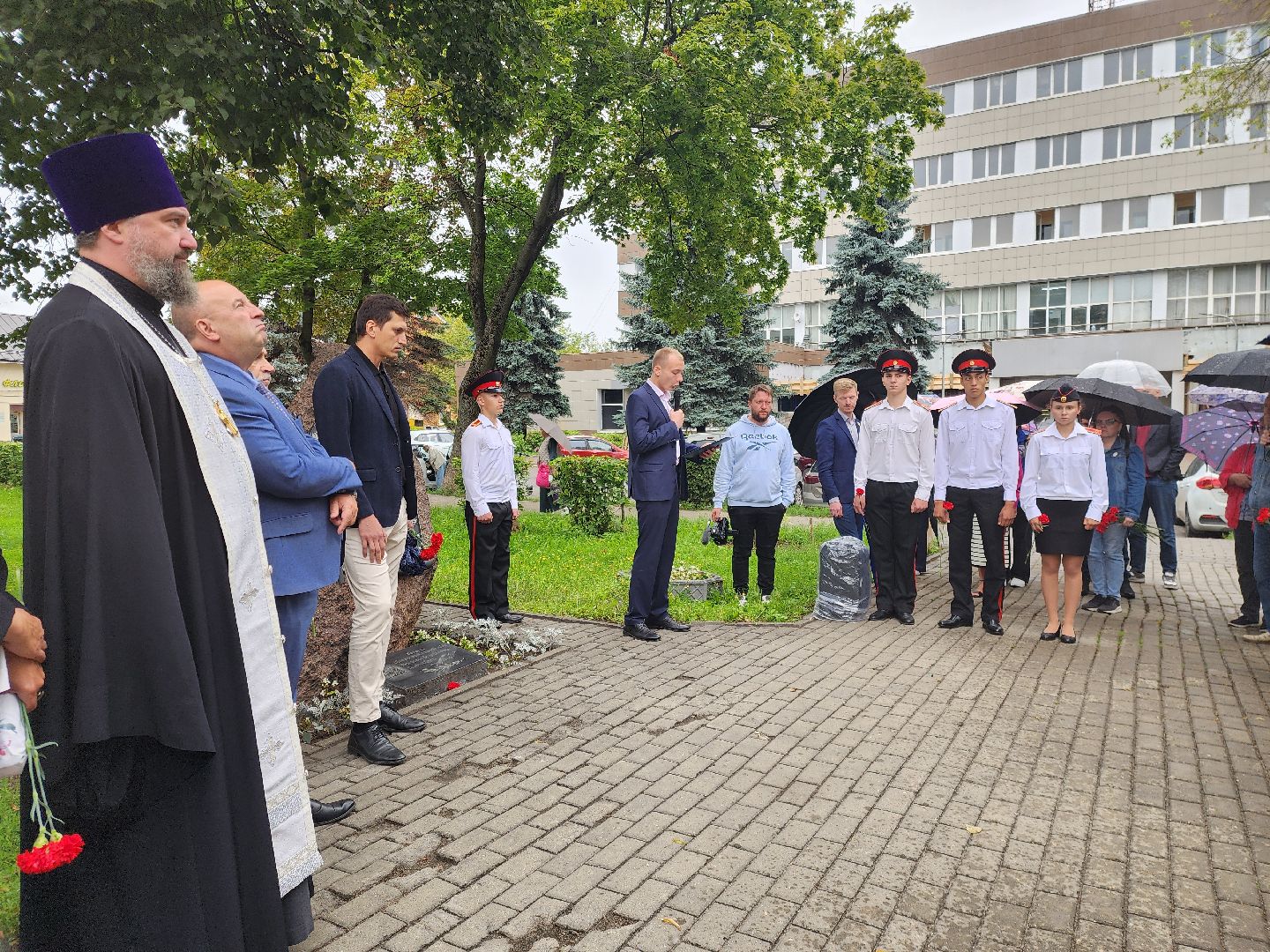 ногинск, жители, общество, память, митинг, первая мировая война, минута молчания,