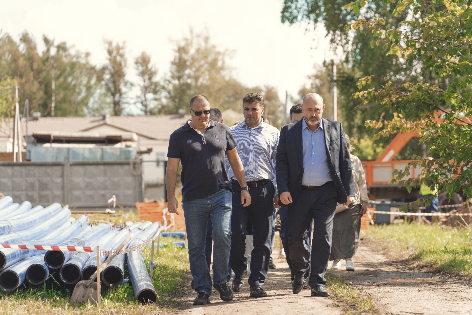 можайск, можайский городской округ, подмосковье, жкх, министр, министр ЖКХ МО, рабочая поездка, проверил ход работ, модернизация, реконструкция сетей,