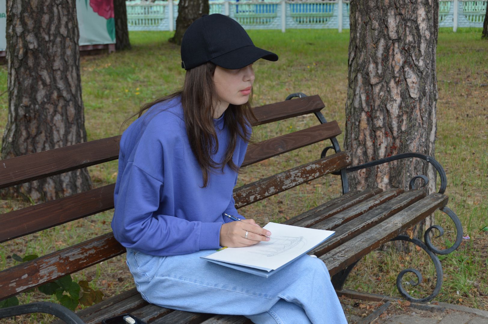 шатура, культурная шатура, пленэр, рисование, рисуют на свежем воздухе,