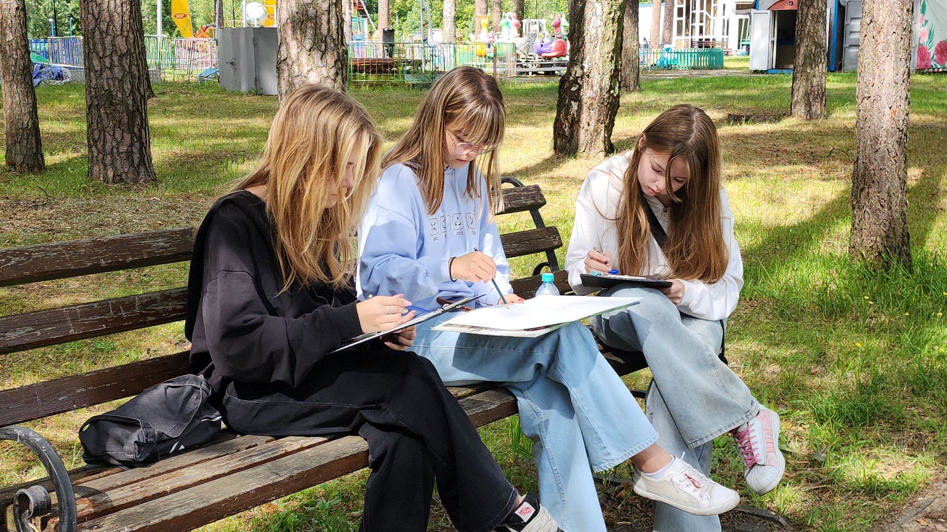 шатура, культурная шатура, пленэр, рисование, рисуют на свежем воздухе,