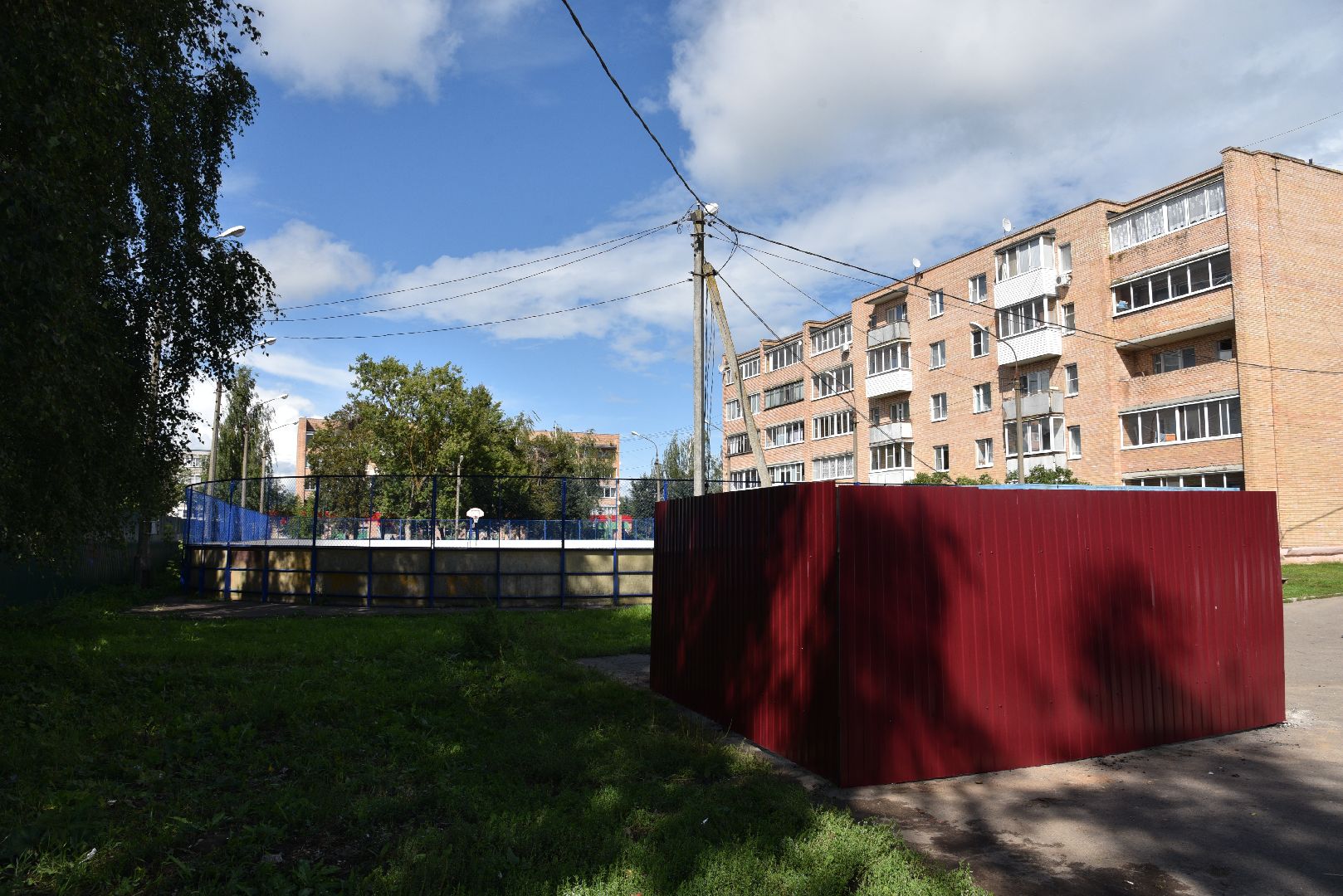 лотошино, благоустройство, площадка тко,