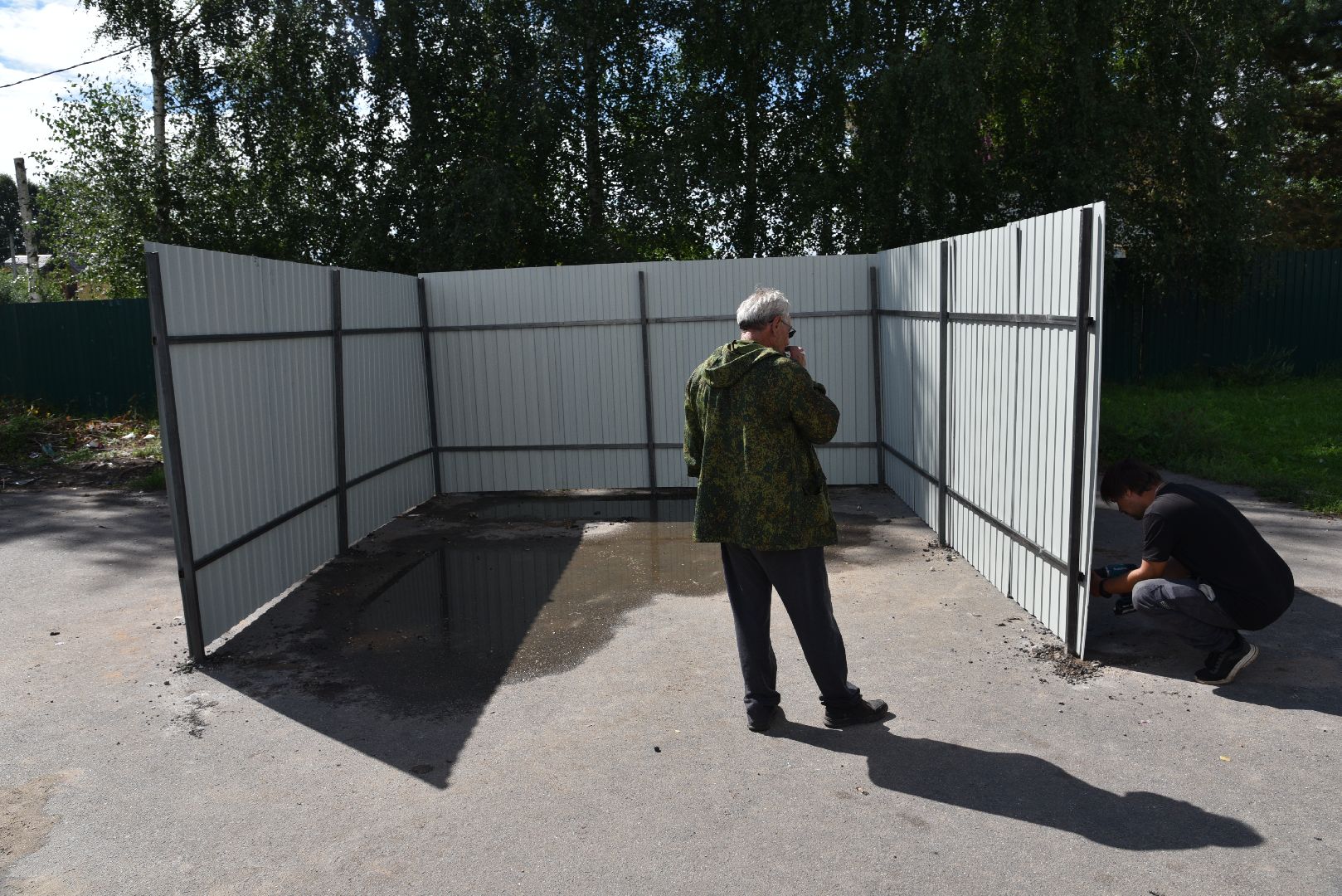 лотошино, благоустройство, площадка тко,