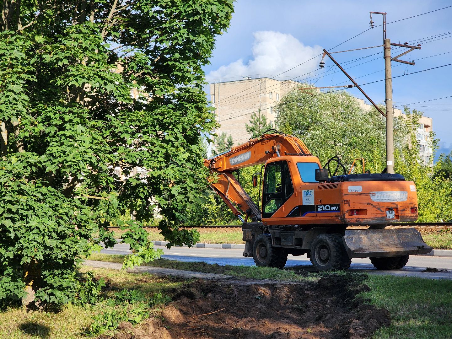 Дубна, Благоустройство, Дорожные работы, Демонтаж,