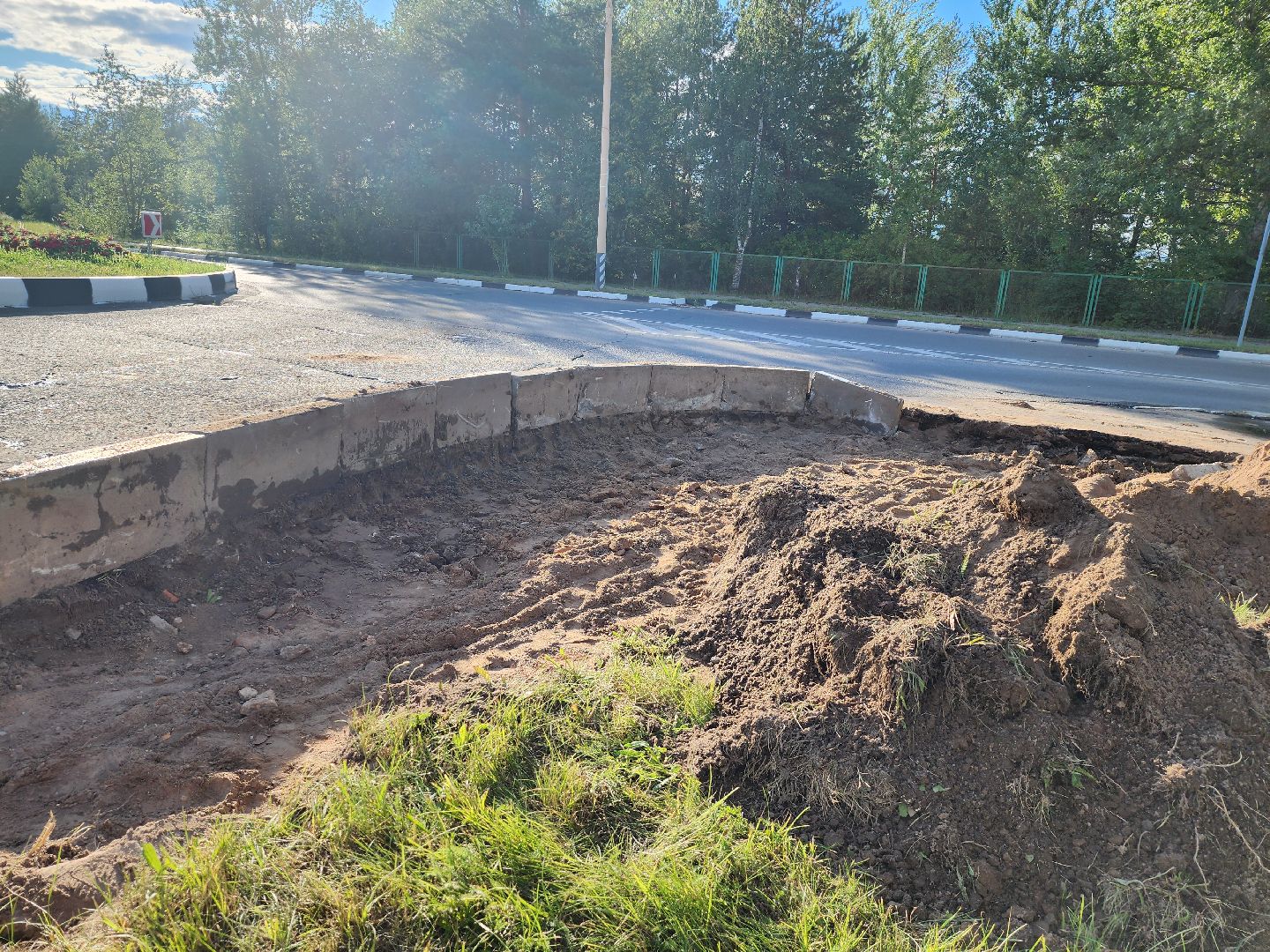 Дубна, Благоустройство, Дорожные работы, Демонтаж,