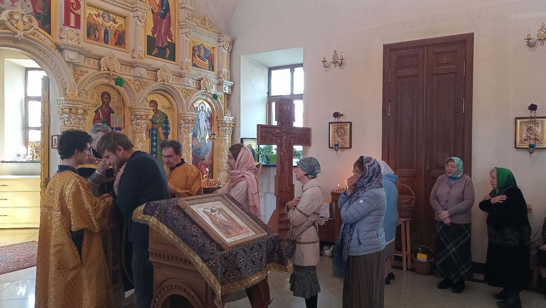 Верба, Вербное воскресение, Вход Господень в Иерусалим, Преображенская церковь, Руза