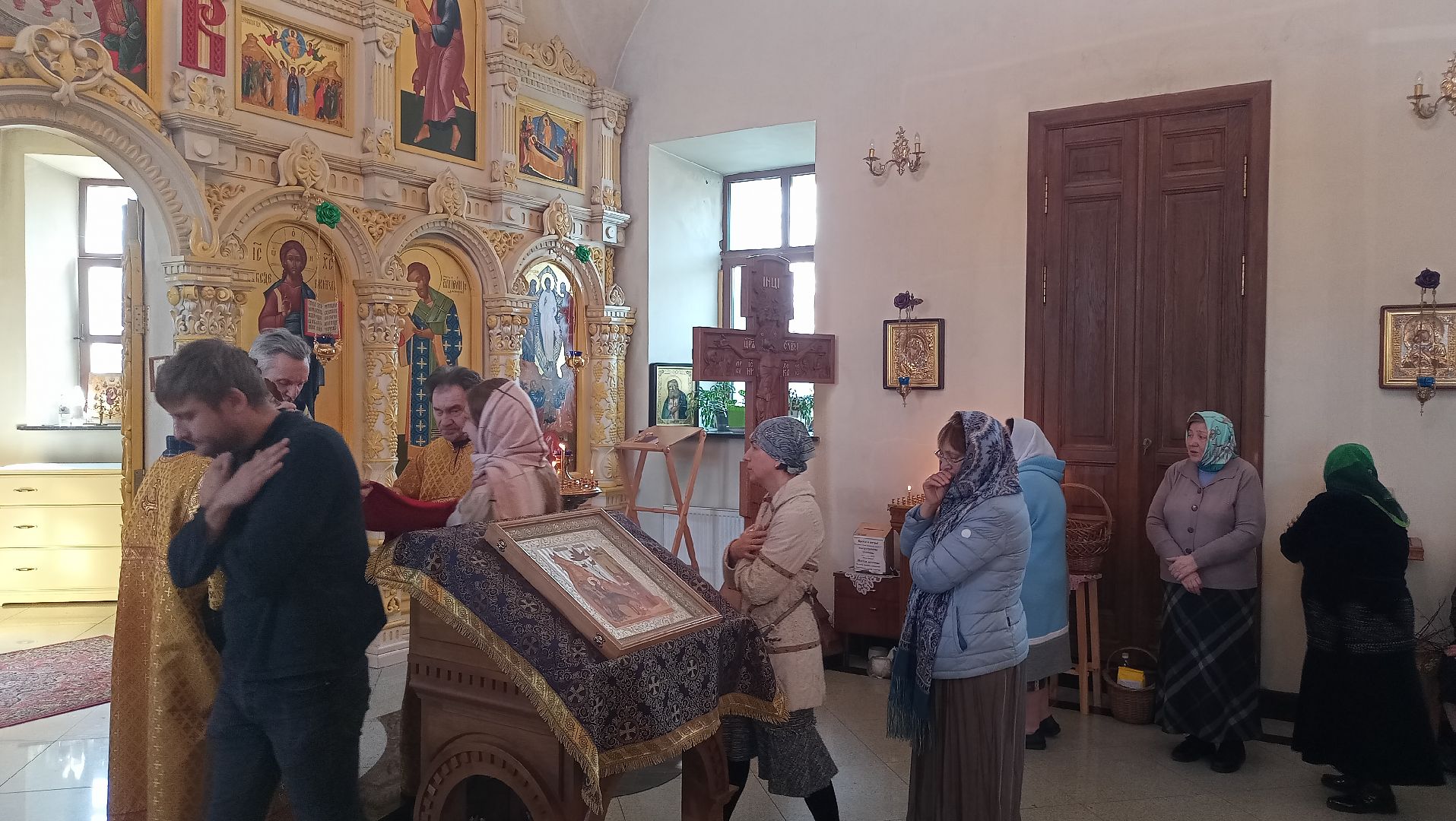 Верба, Вербное воскресение, Вход Господень в Иерусалим, Преображенская церковь, Руза