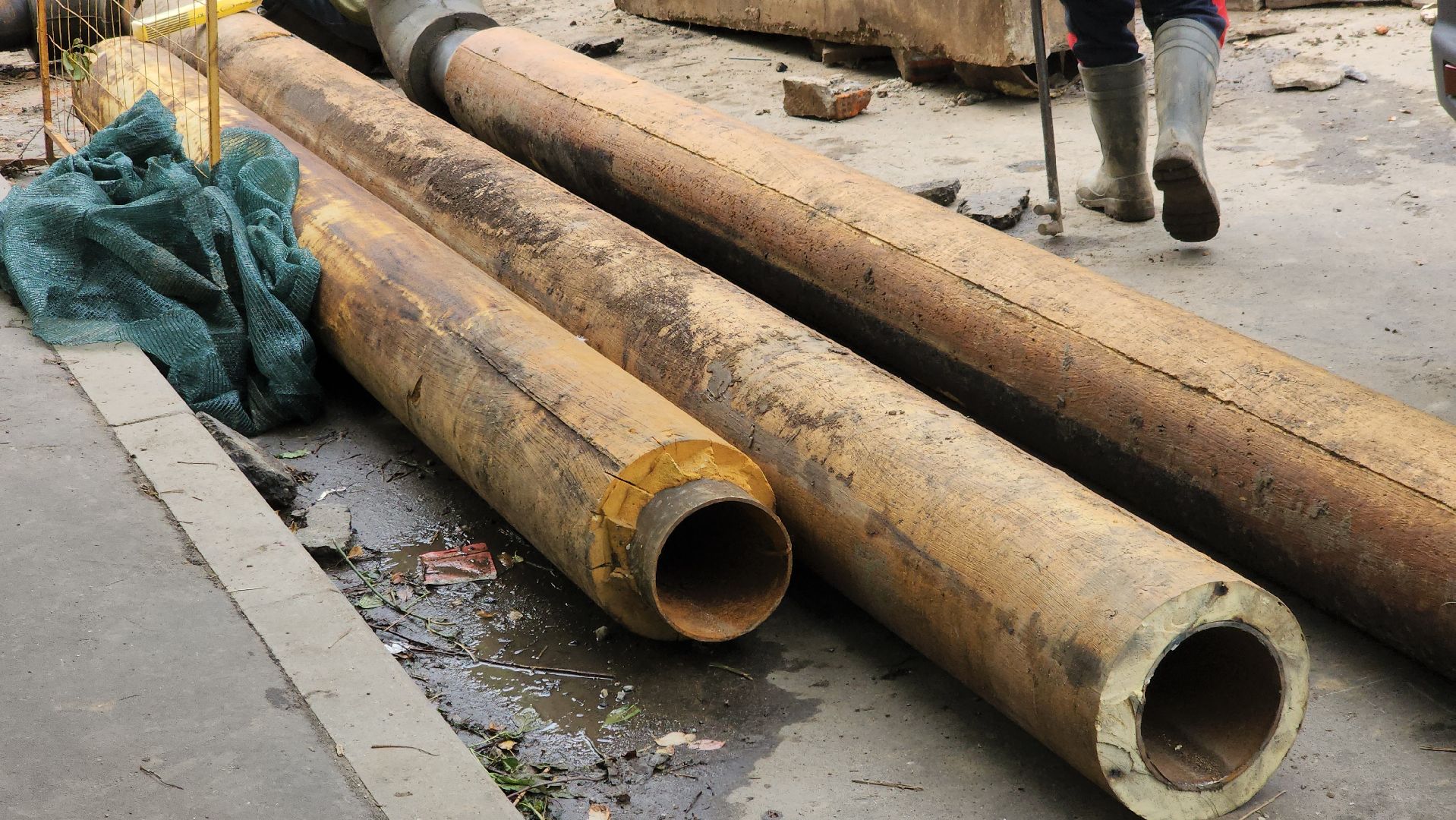 долгопрудный, капитальная замена труб, теплотрасса, сварка, благоустройство,