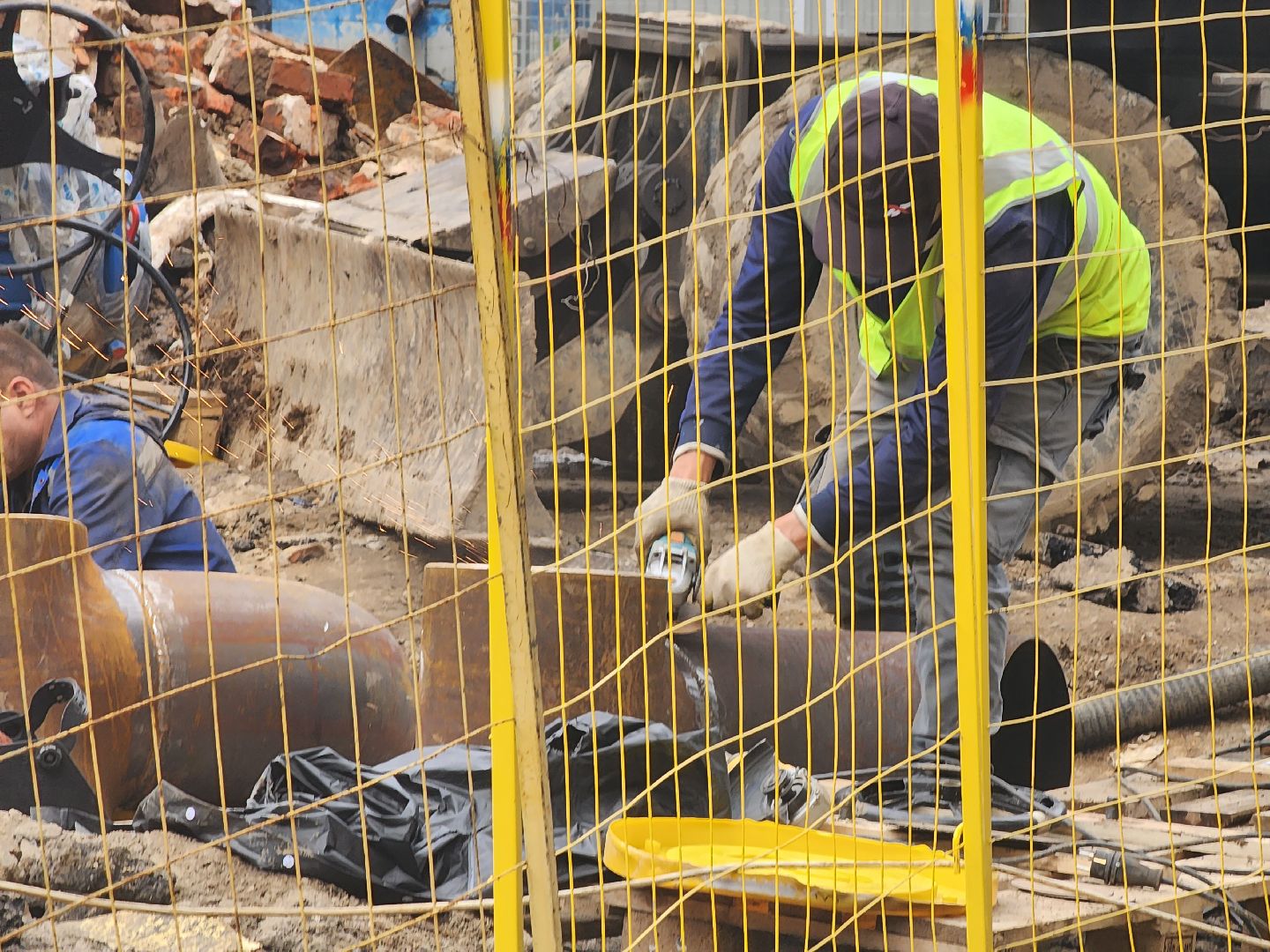 долгопрудный, капитальная замена труб, теплотрасса, сварка, благоустройство,