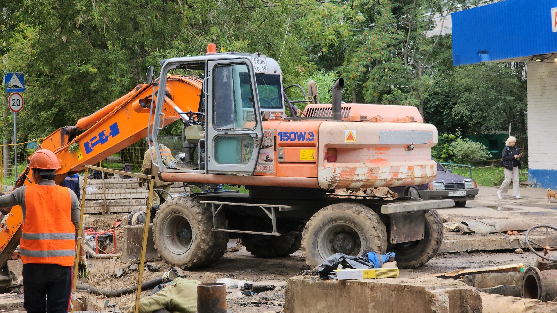 долгопрудный, капитальная замена труб, теплотрасса, сварка, благоустройство,