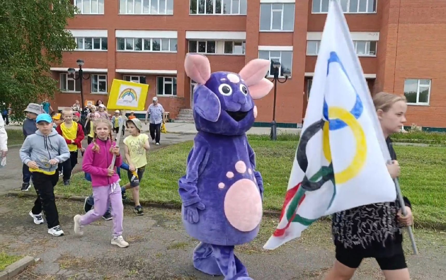 Бронницы, Летний лагерь Радуга, Спортивный праздник в детском лагере, Олимпийские игры в лагере, Олимпийцы Бронниц,